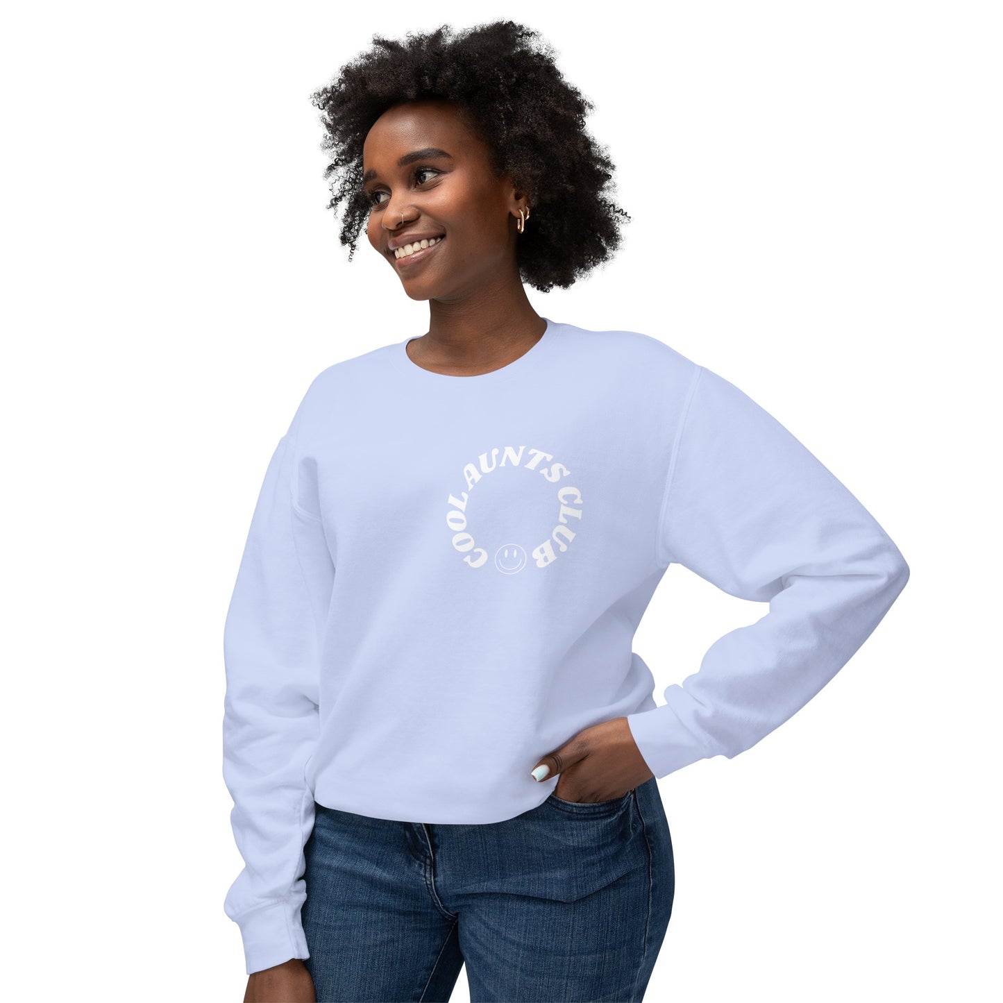 Comfort colors Cool Aunts Club Unisex Lightweight Crewneck Sweatshirt