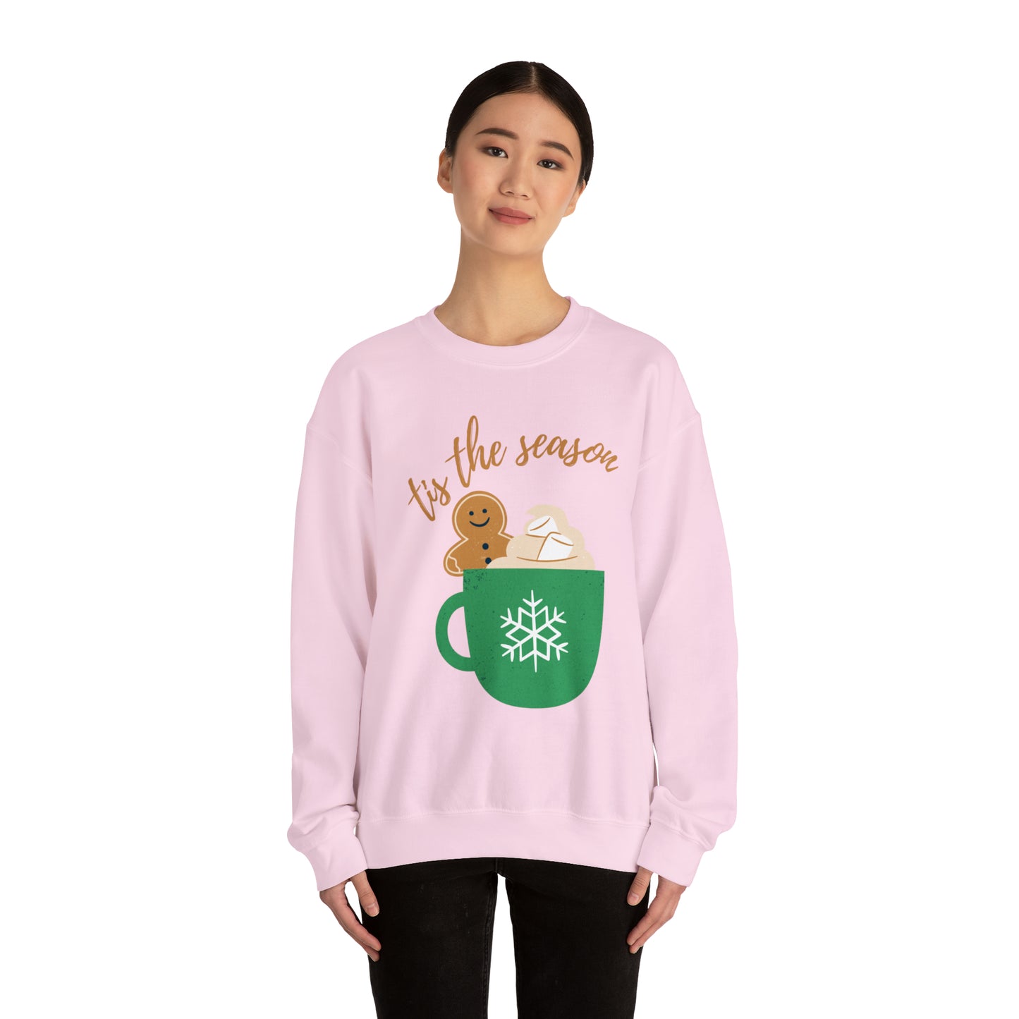 Tis The Season Latte Unisex Heavy Blend Crewneck Sweatshirt