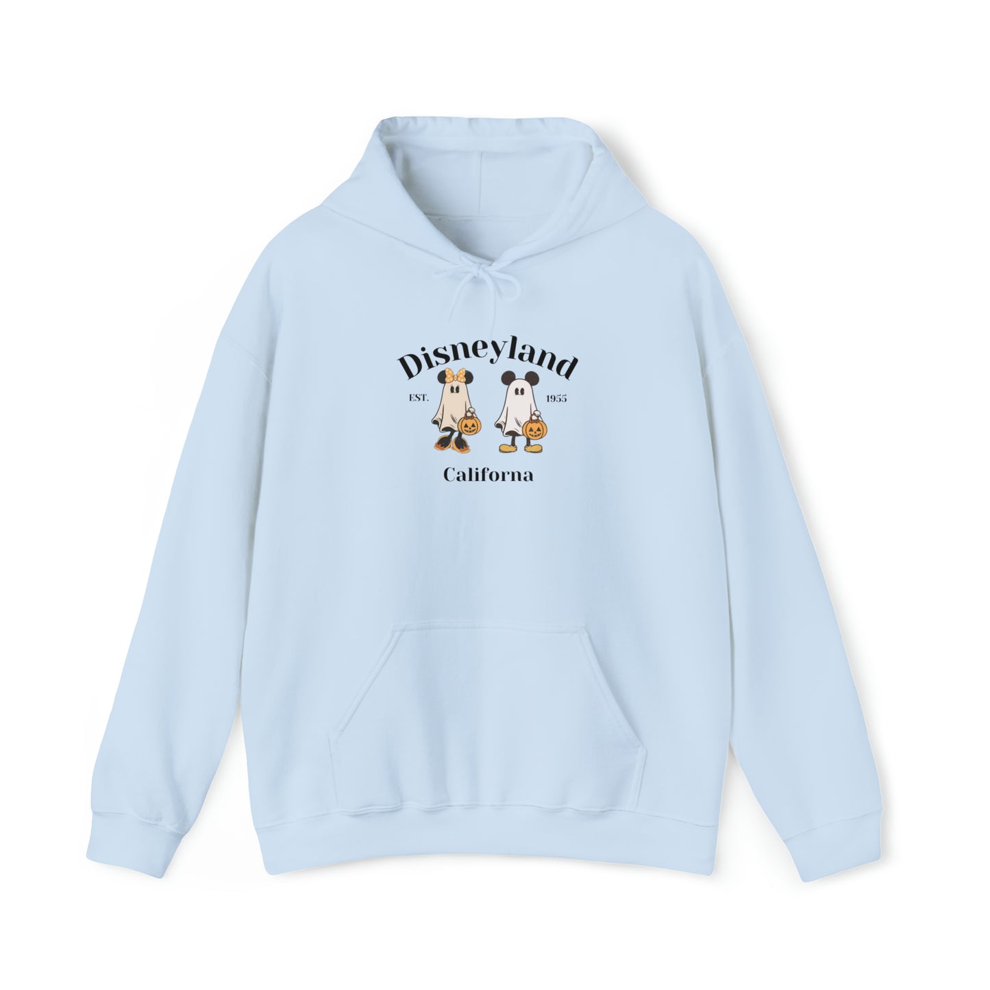 Disneyland Mickey And Minnie Ghost Unisex Heavy Blend Hooded Sweatshirt