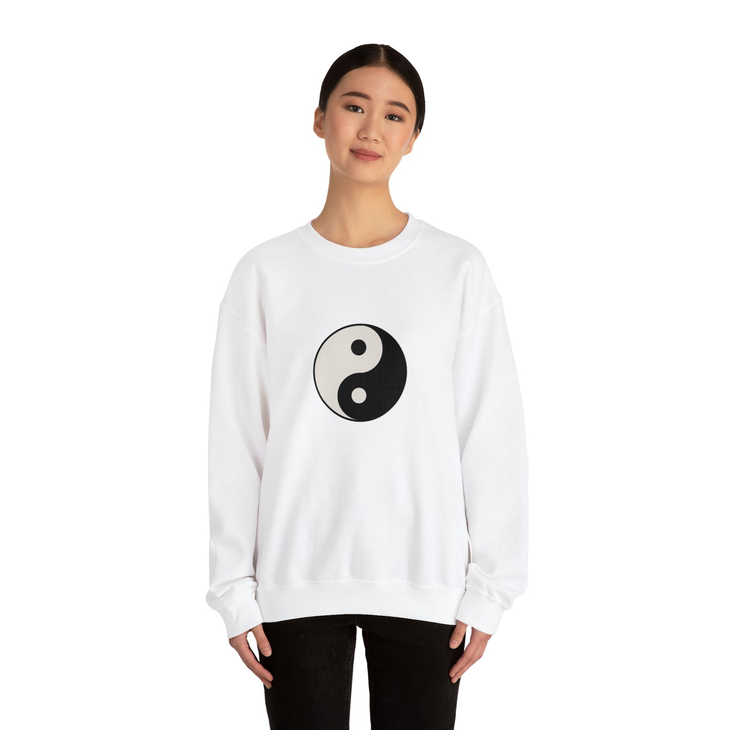 Ying Yang Unisex Heavy Blend Crewneck Sweatshirt