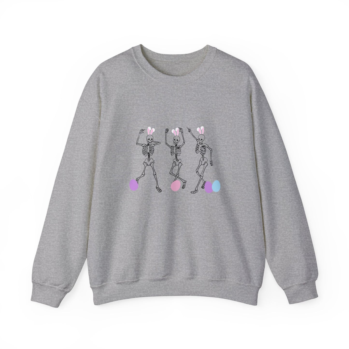 Skeleton Easter Unisex Crewneck Sweatshirt