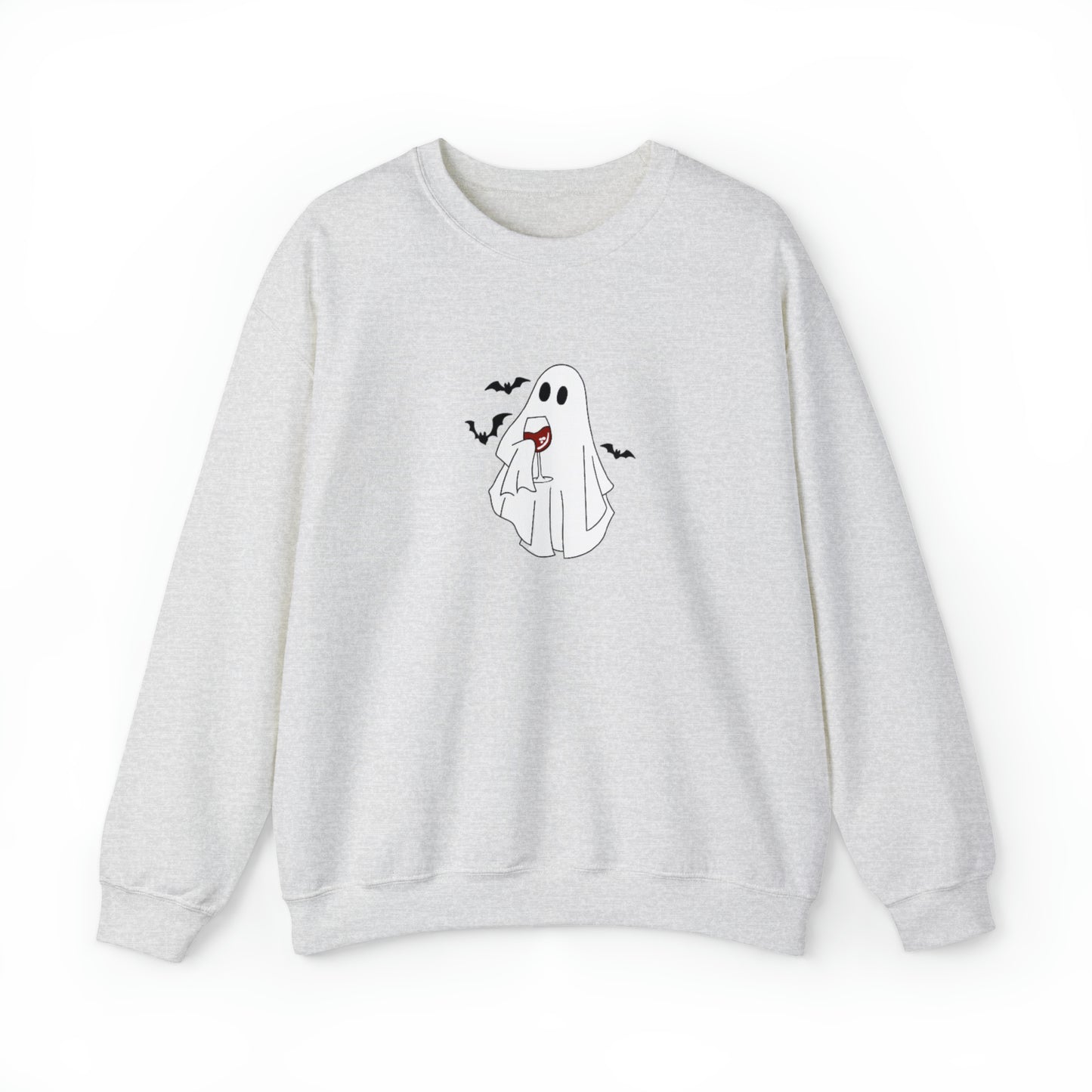 Ghost Wine Unisex Heavy Blend Crewneck Sweatshirt