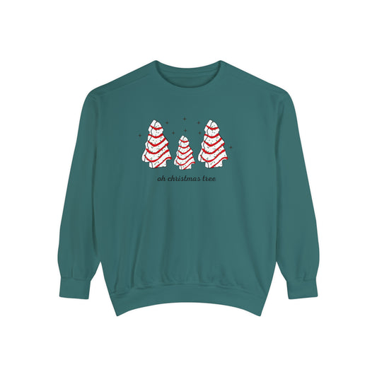 Oh Christmas Tree Unisex Garment-Dyed Sweatshirt