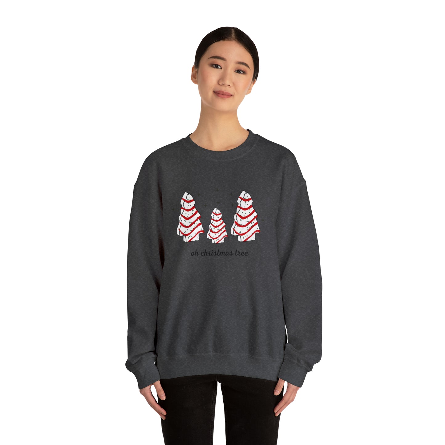 Oh Christmas Tree Unisex Heavy Blend Crewneck Sweatshirt