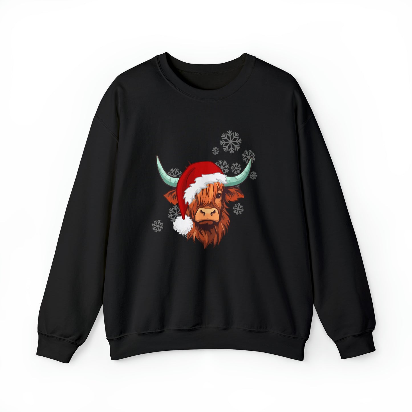 Highland Cow Santa Unisex Sweatshirt