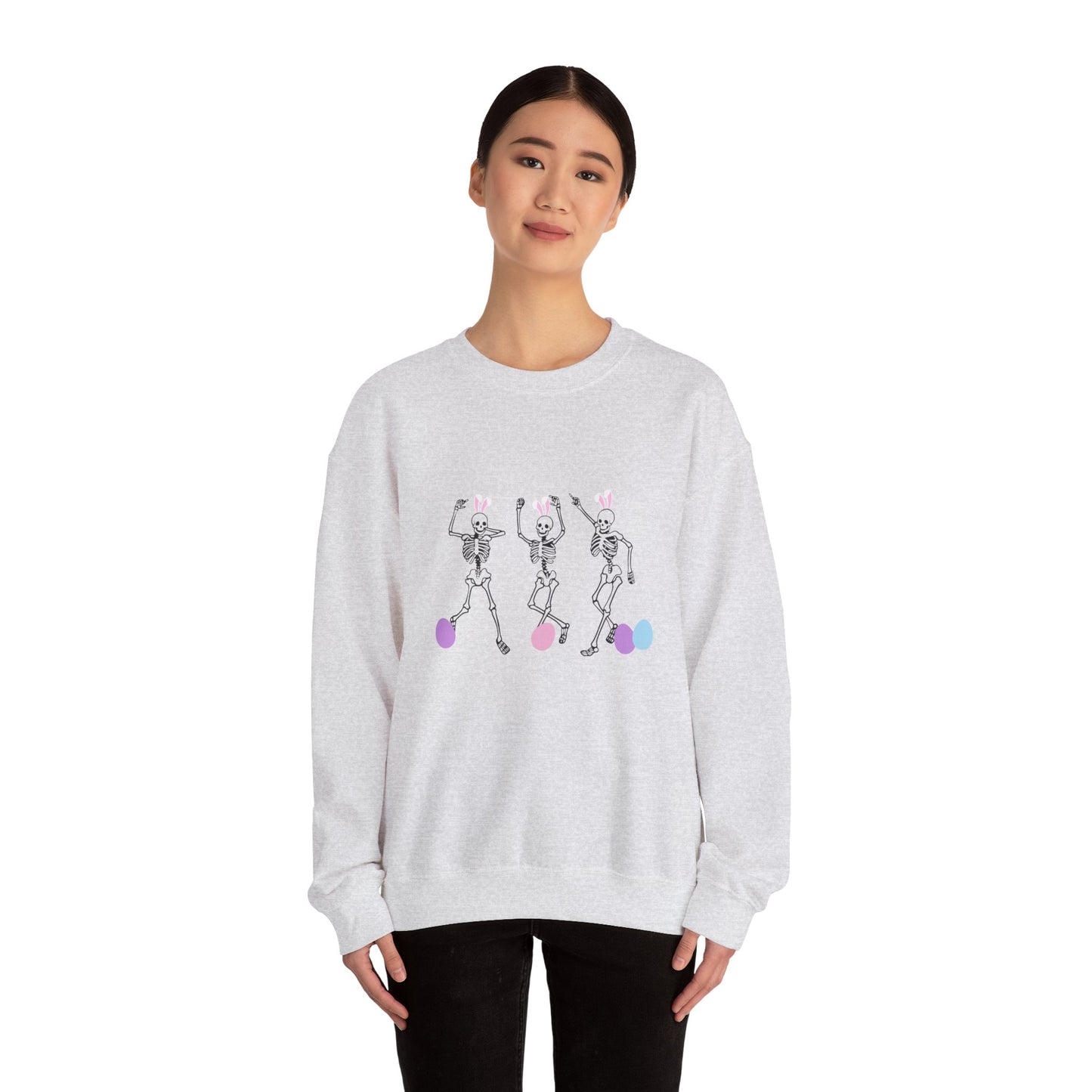 Skeleton Easter Unisex Crewneck Sweatshirt