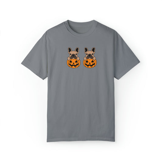 Doggie Pumpkins Unisex Garment-Dyed T-shirt