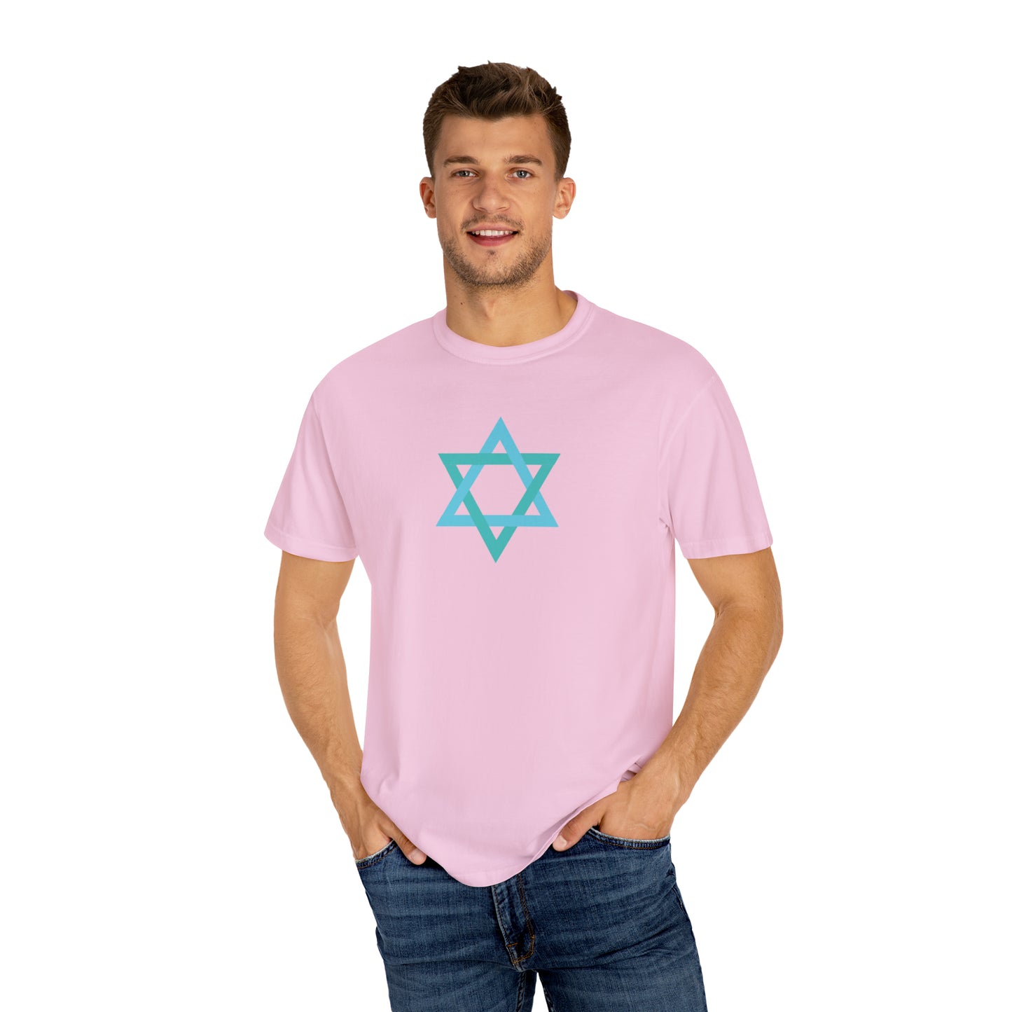 Jewish Star Unisex Garment-Dyed T-shirt