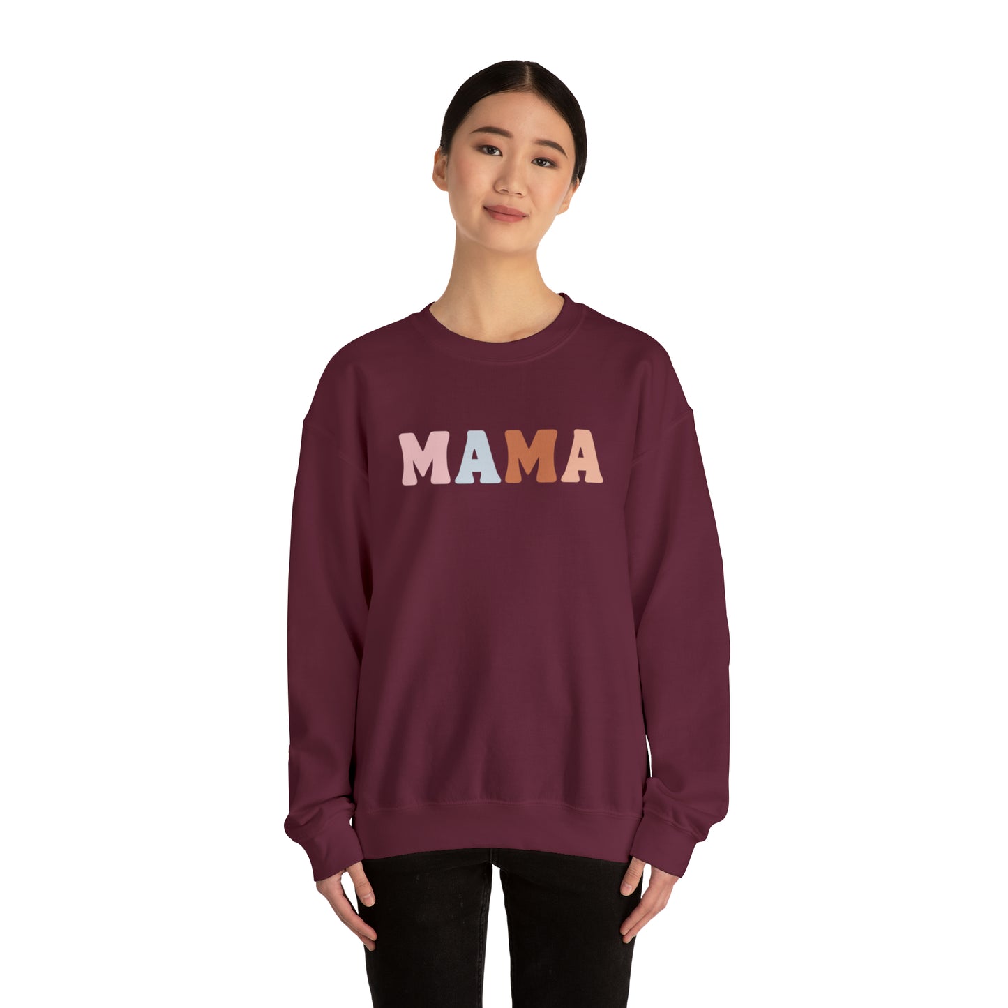 Mama Pastel Unisex Heavy Blend Crewneck Sweatshirt