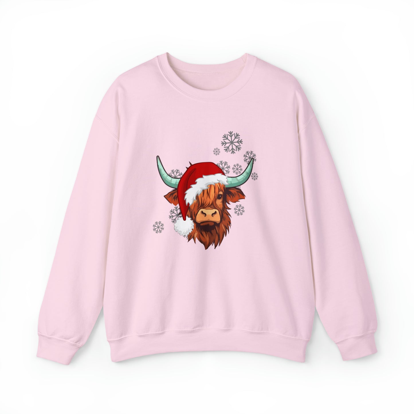 Highland Cow Santa Unisex Sweatshirt