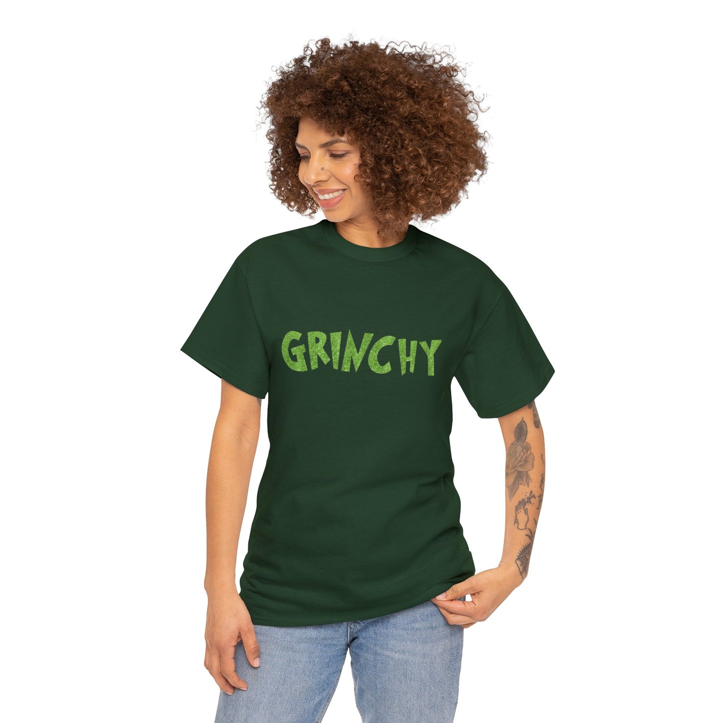 Grinchy Unisex Heavy Cotton Tee