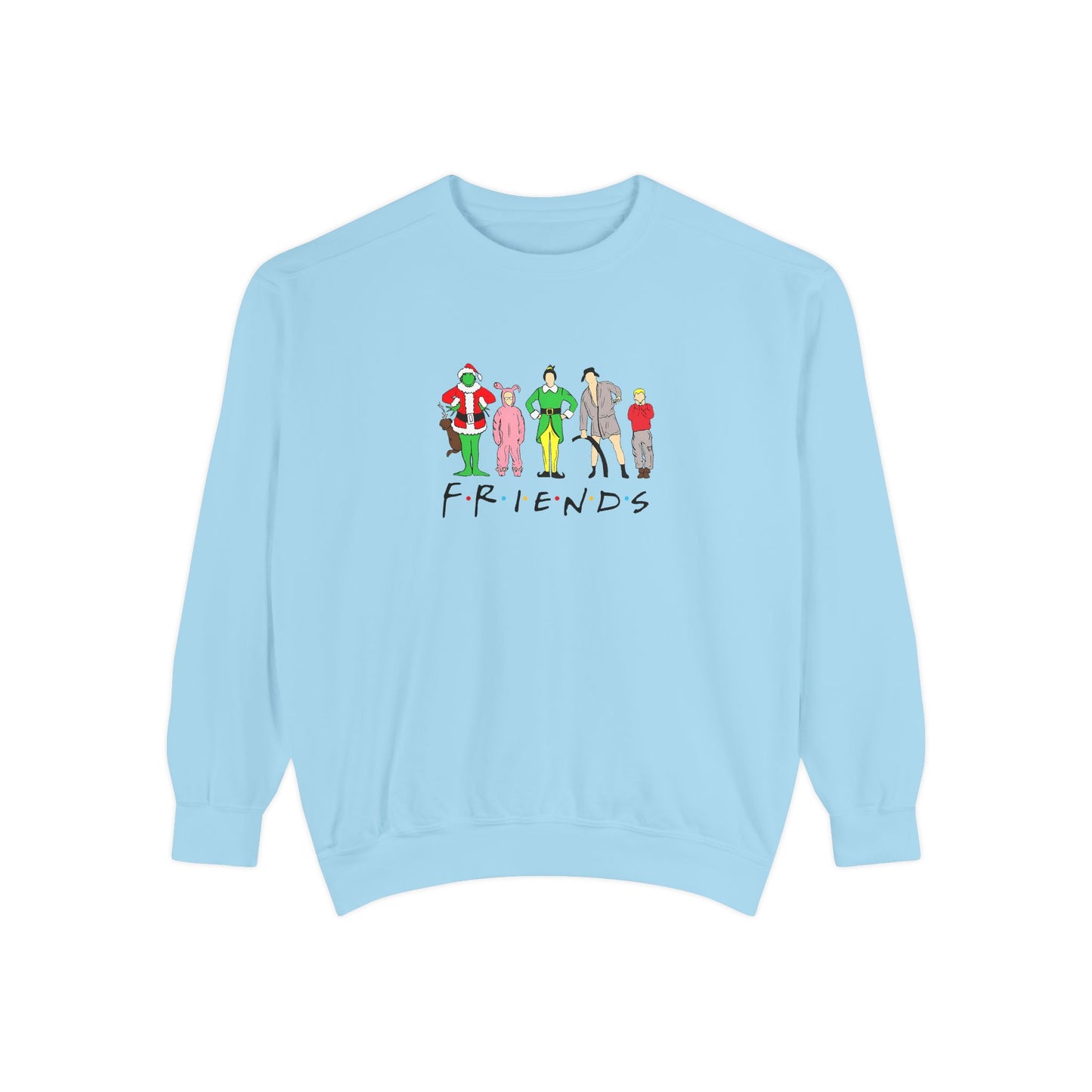 Friends comfort colors Unisex Garment-Dyed Sweatshirt