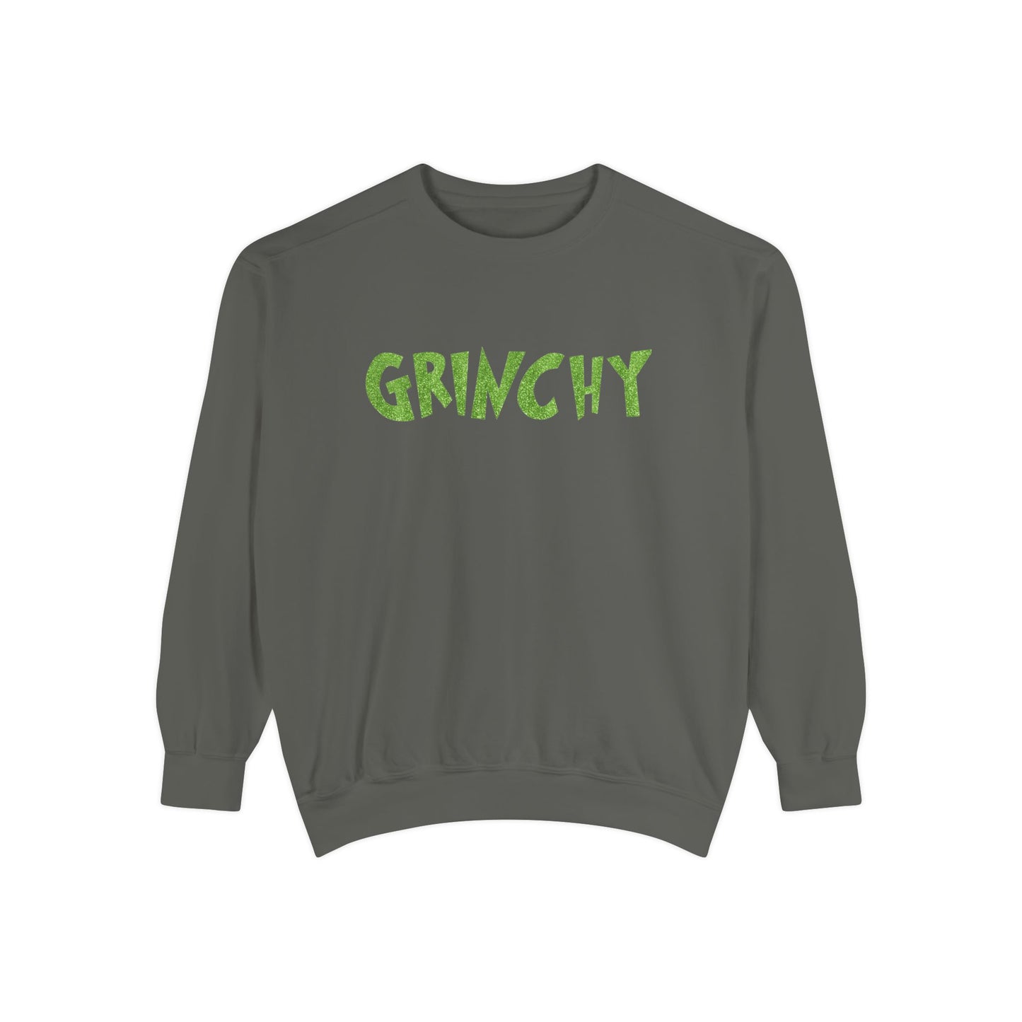 Grinchy Comfort Colors Unisex Garment-Dyed Sweatshirt