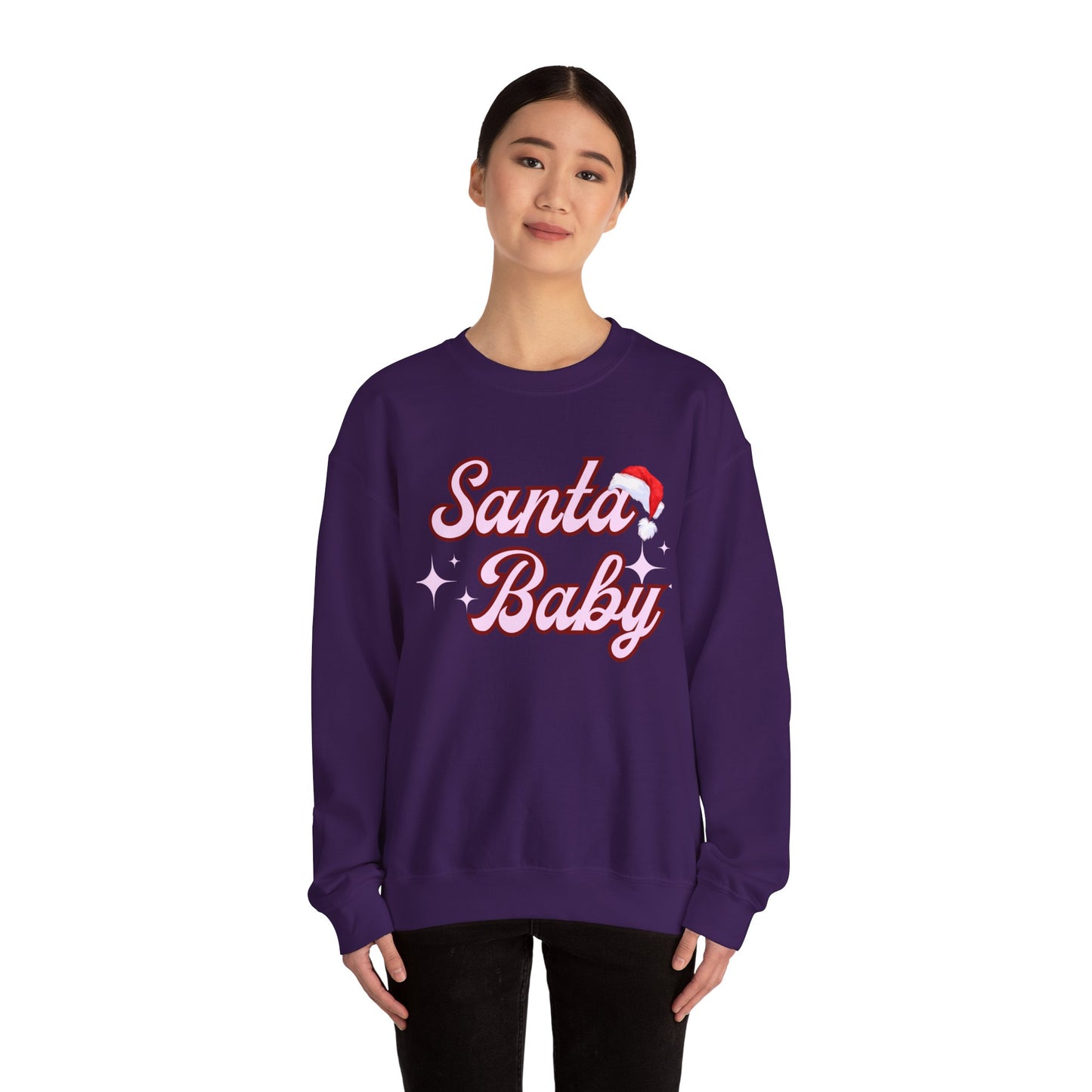 Santa Baby Unisex Heavy Blend Crewneck Sweatshirt