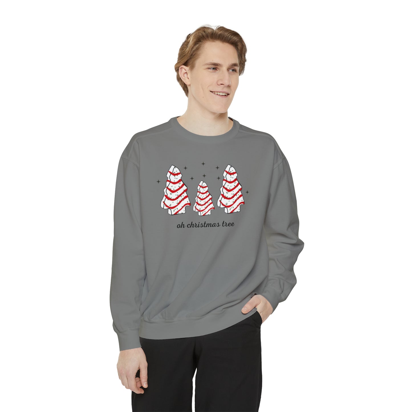 Oh Christmas Tree Unisex Garment-Dyed Sweatshirt