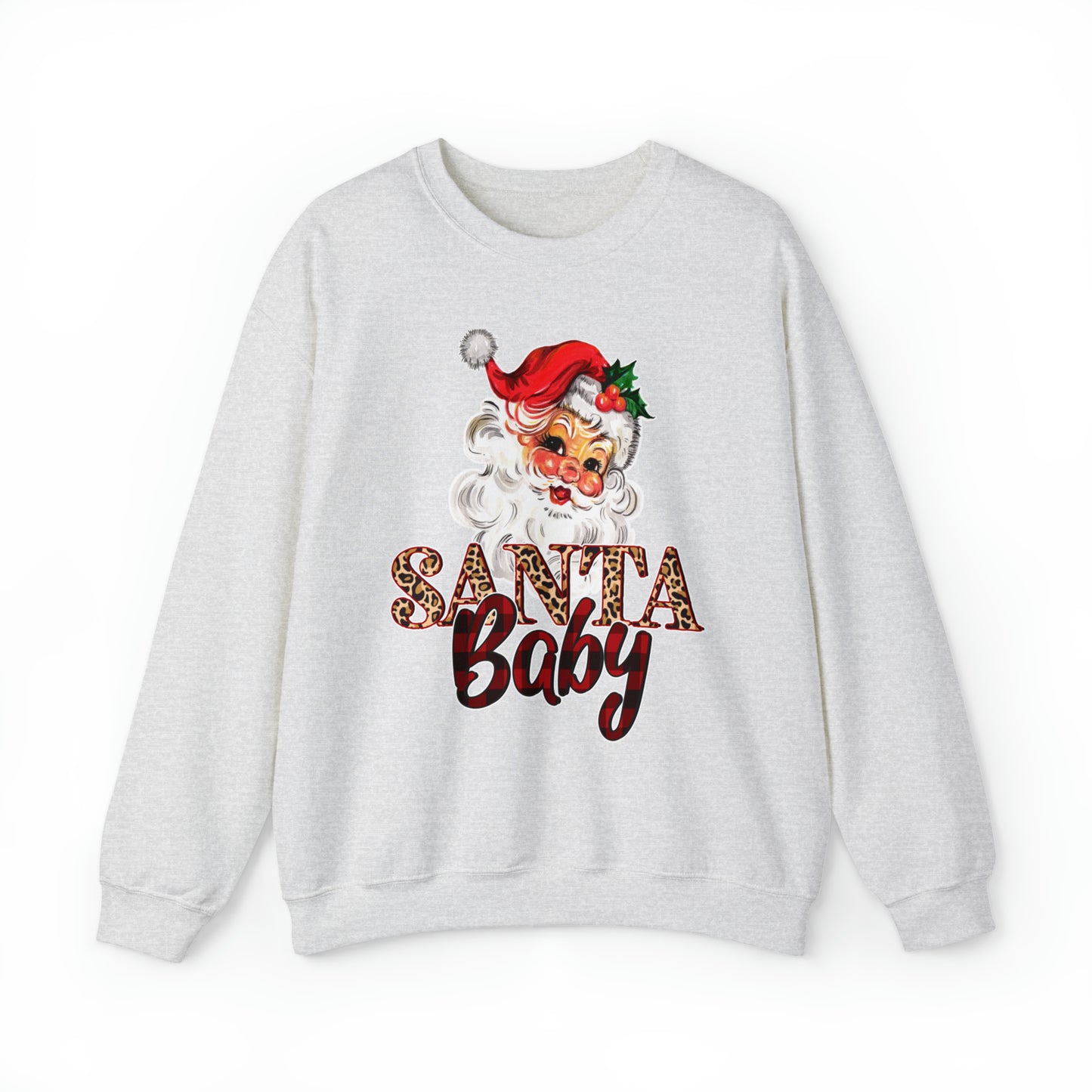 Santa Baby Vintage Santa Unisex Heavy Blend Crewneck Sweatshirt