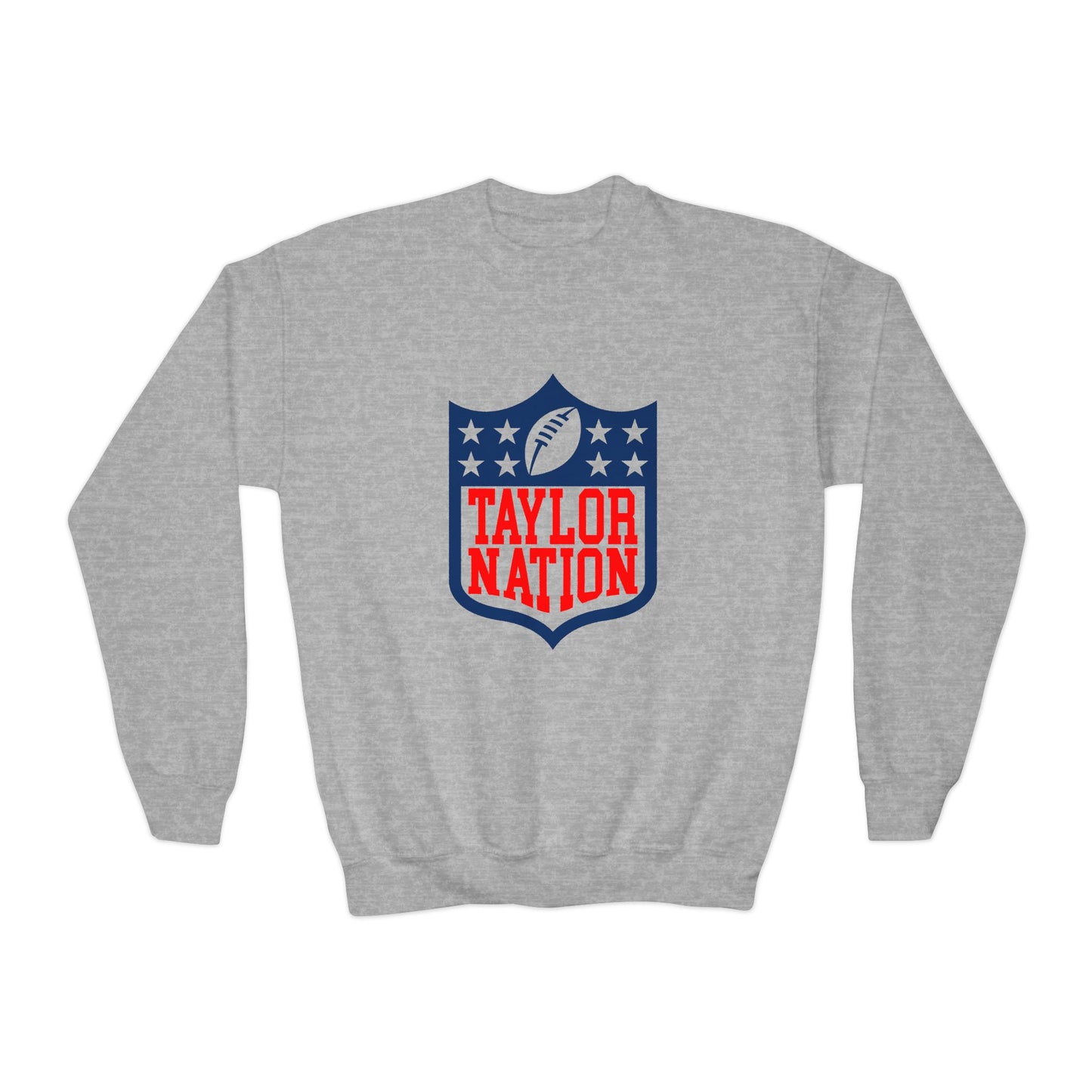 Taylor nation Youth Crewneck Sweatshirt