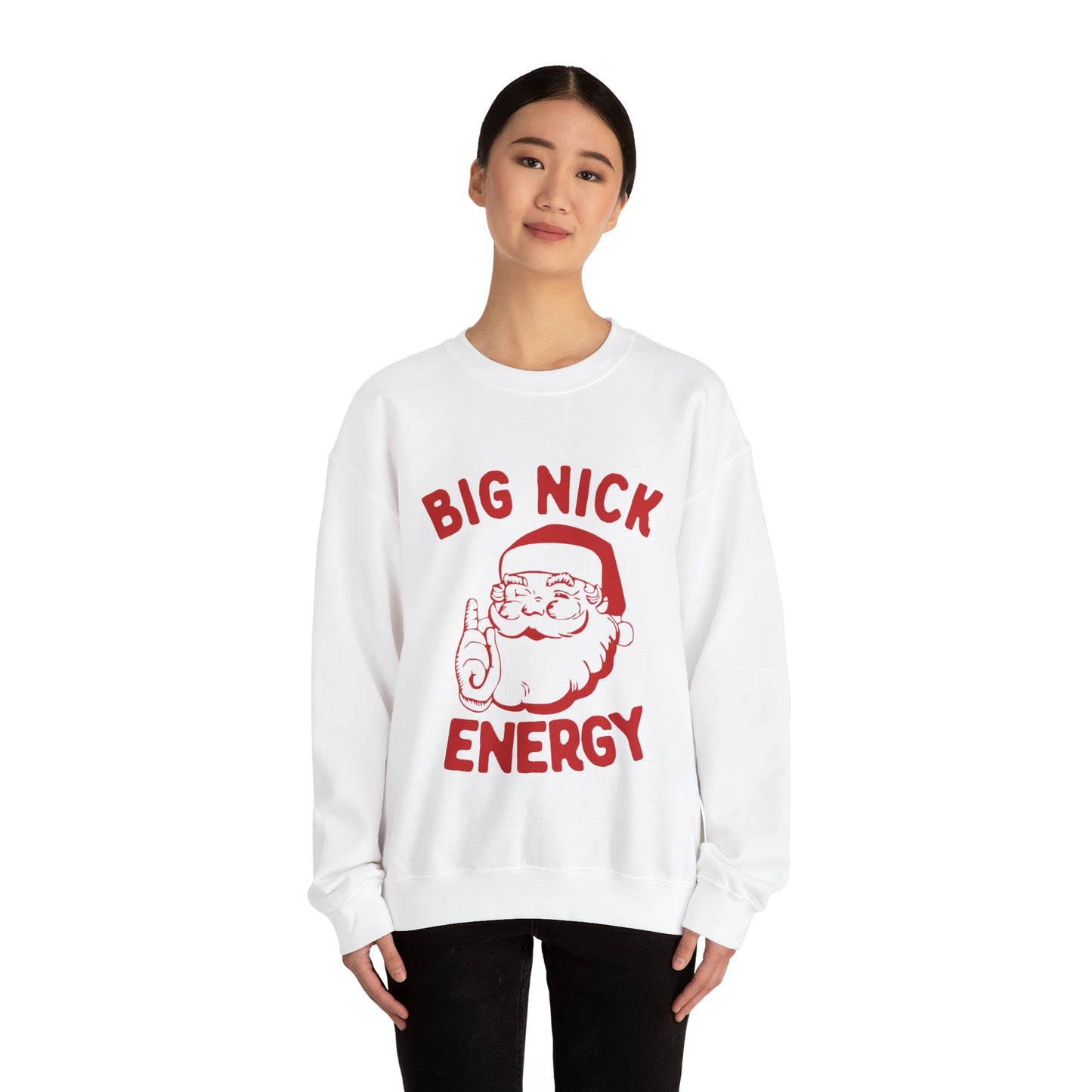 Big Nick Energy Unisex Heavy Blend Crewneck Sweatshirt