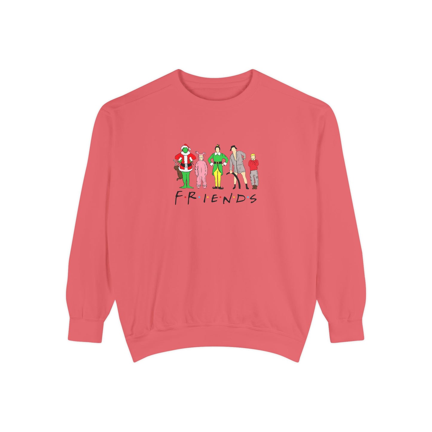 Friends comfort colors Unisex Garment-Dyed Sweatshirt