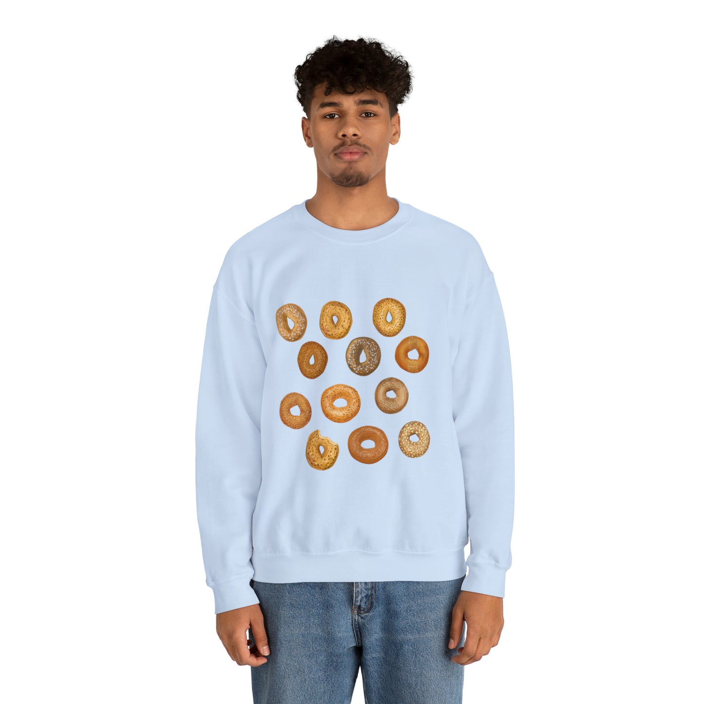 Bagels Unisex Heavy Blend Crewneck Sweatshirt