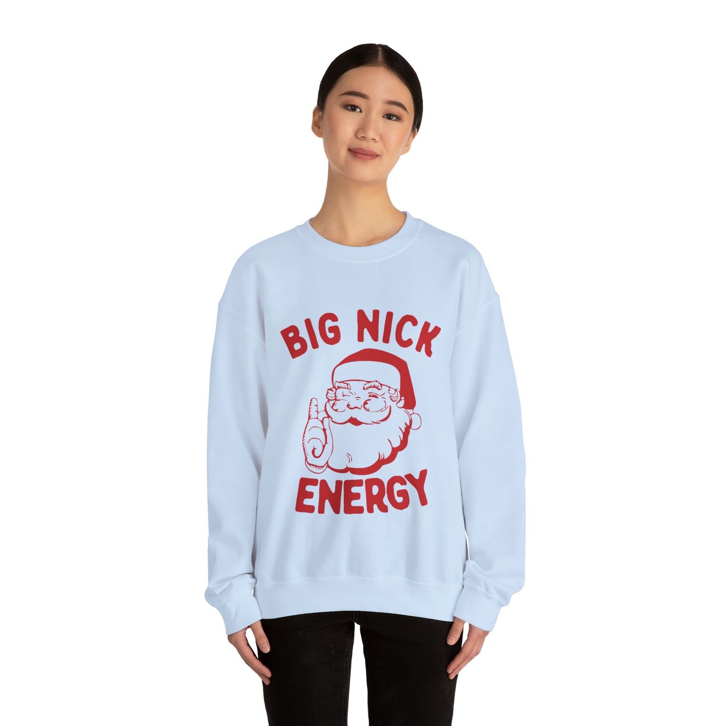 Big Nick Energy Unisex Heavy Blend Crewneck Sweatshirt