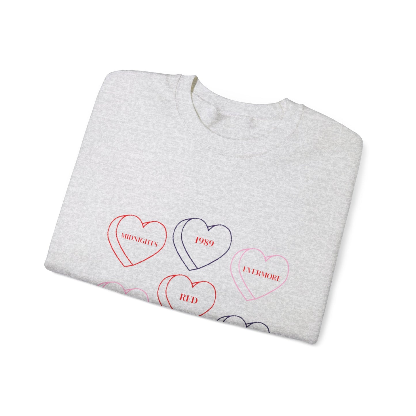Taylor Eras Heart Crewneck Sweatshirt
