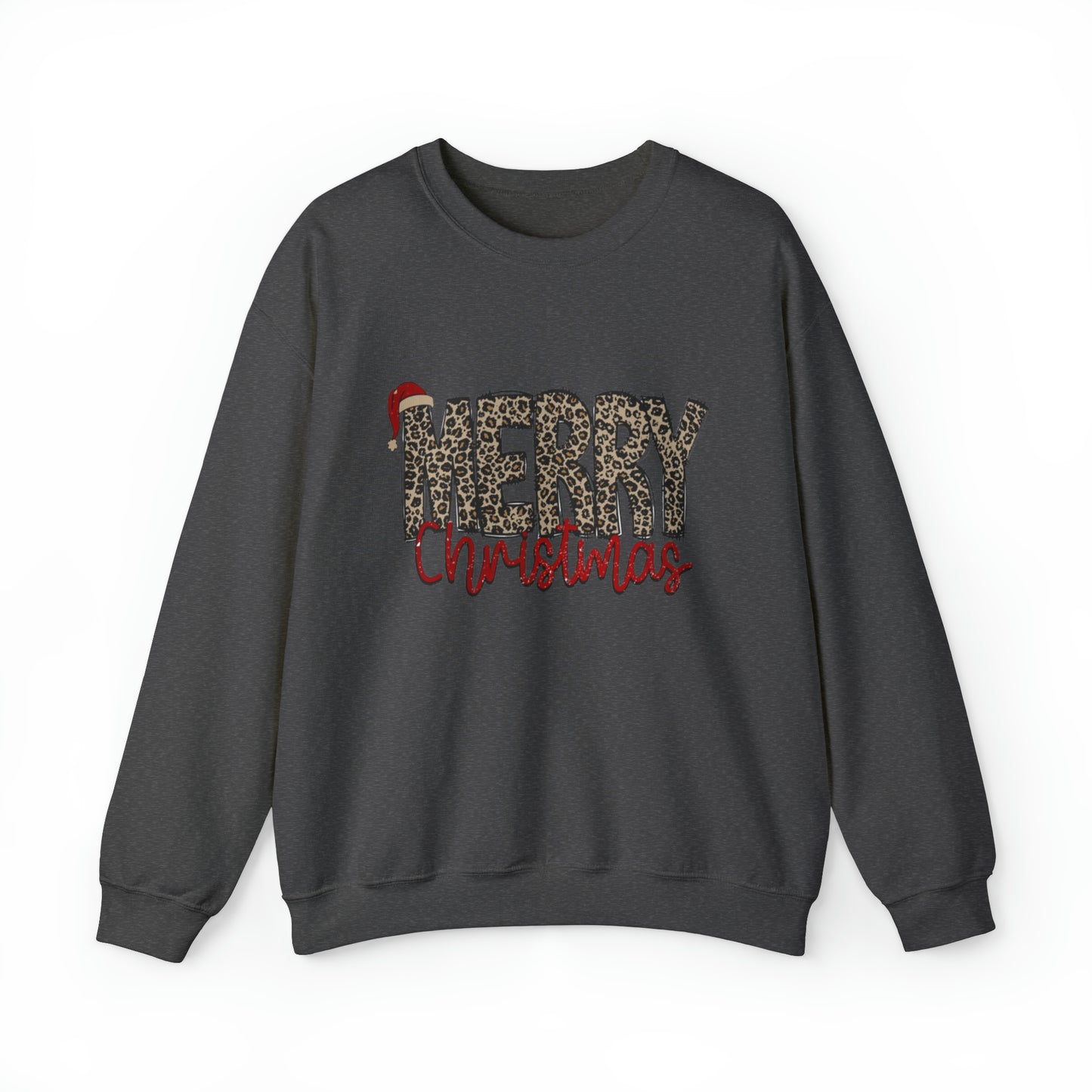 Merry Christmas Cheetah Unisex Sweatshirt