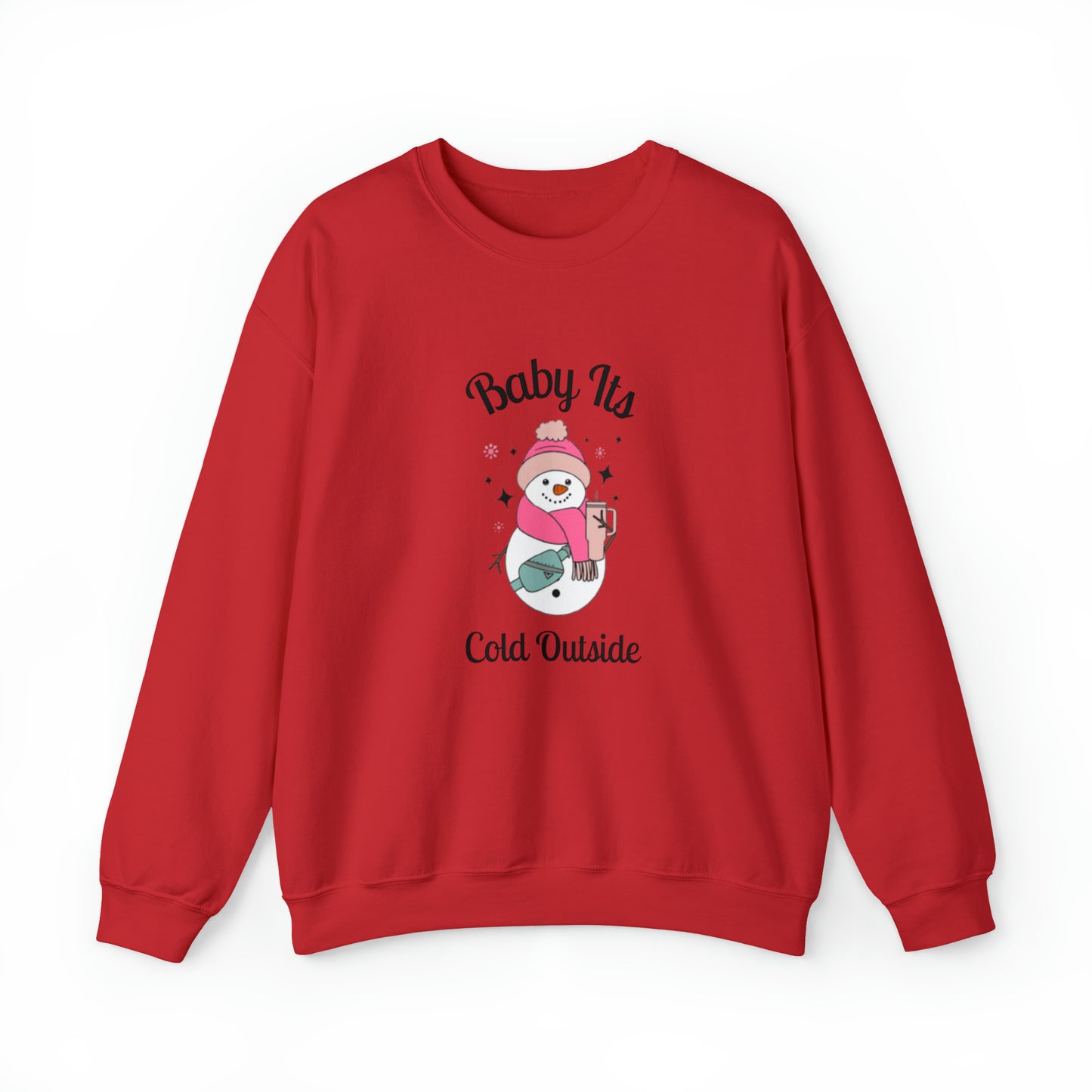 Baby Its Cold Outside Snowman Stanley Unisex Heavy Blend Crewneck Sweatshirt