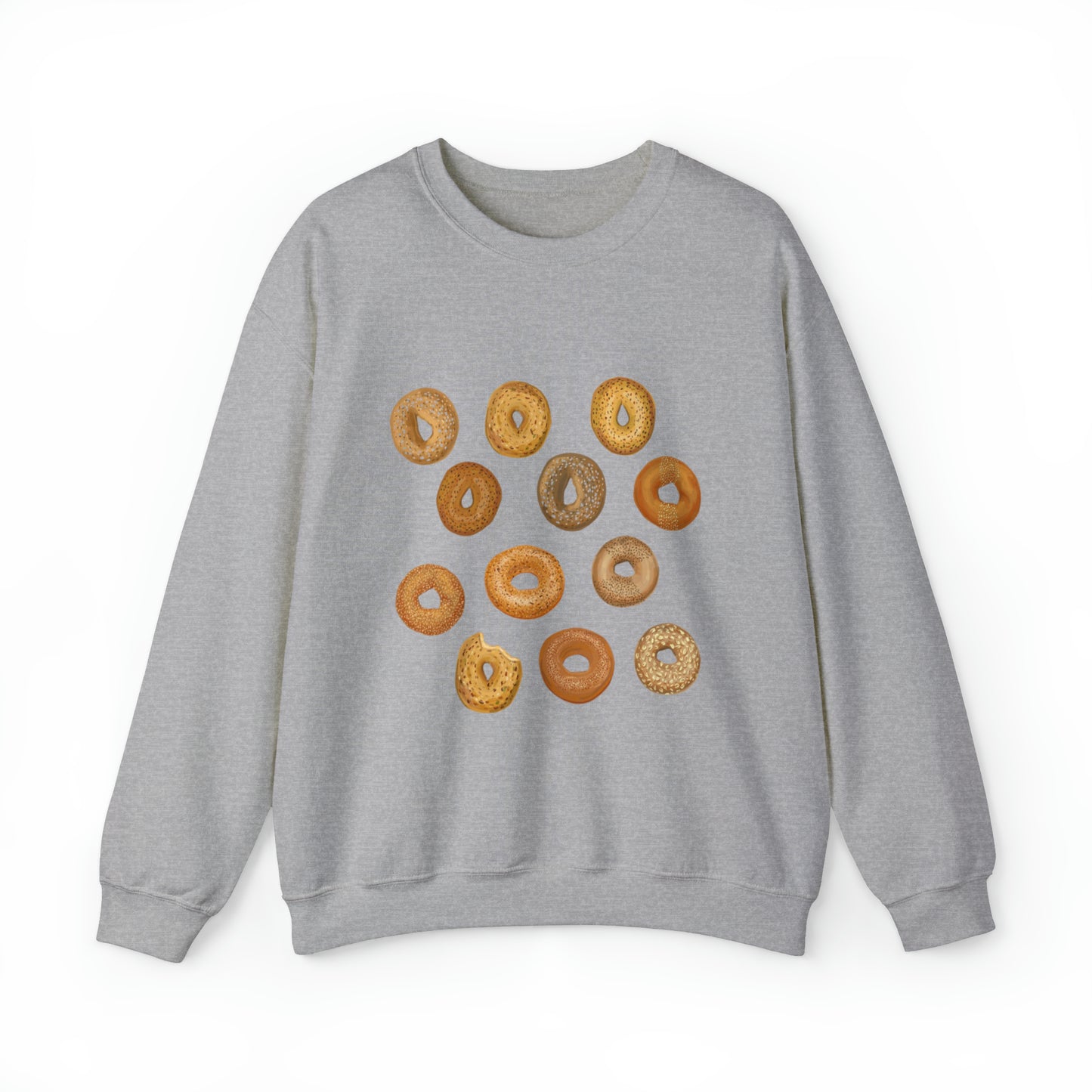 Bagels Unisex Heavy Blend Crewneck Sweatshirt