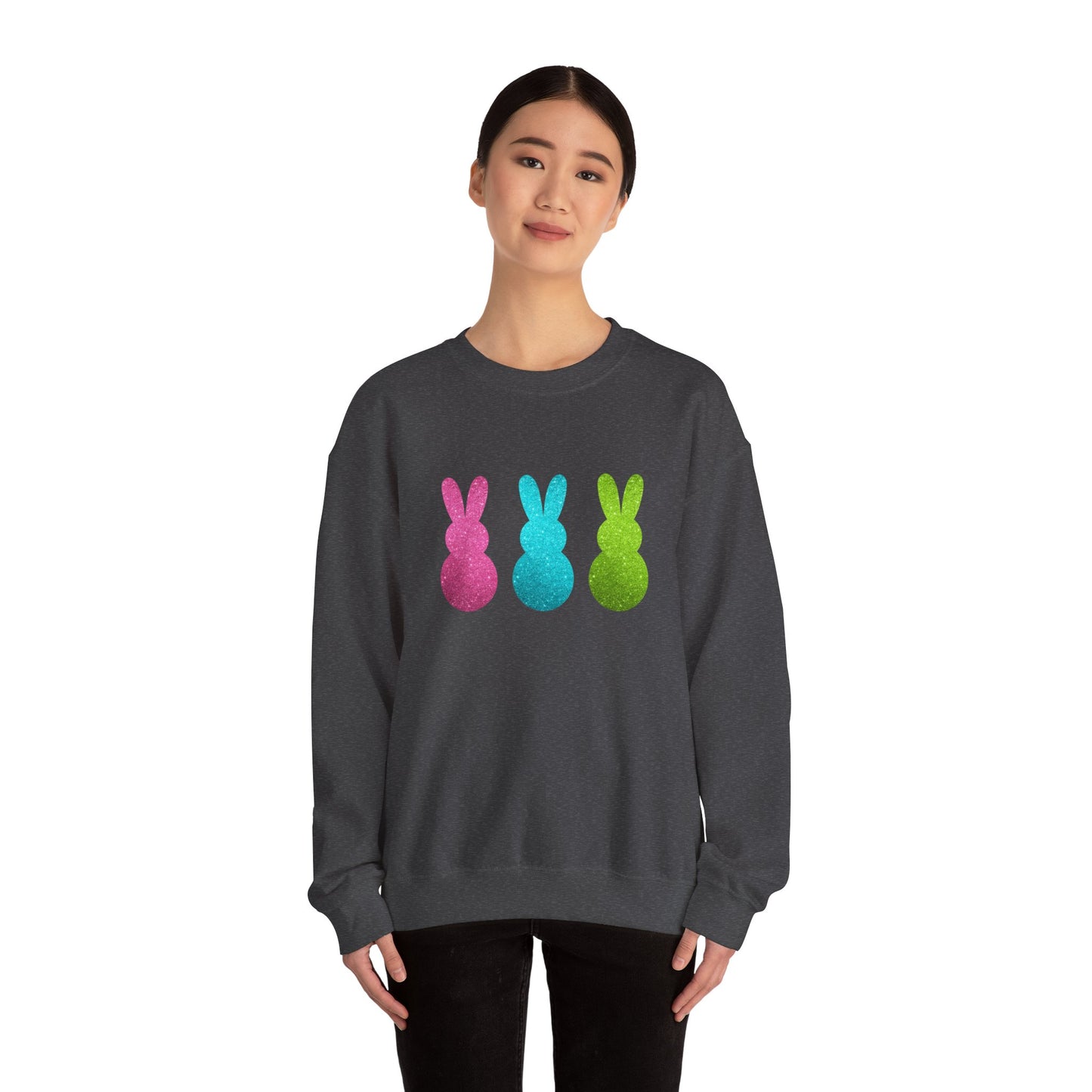 Sparkle Bunnies Unisex Crewneck Sweatshirt