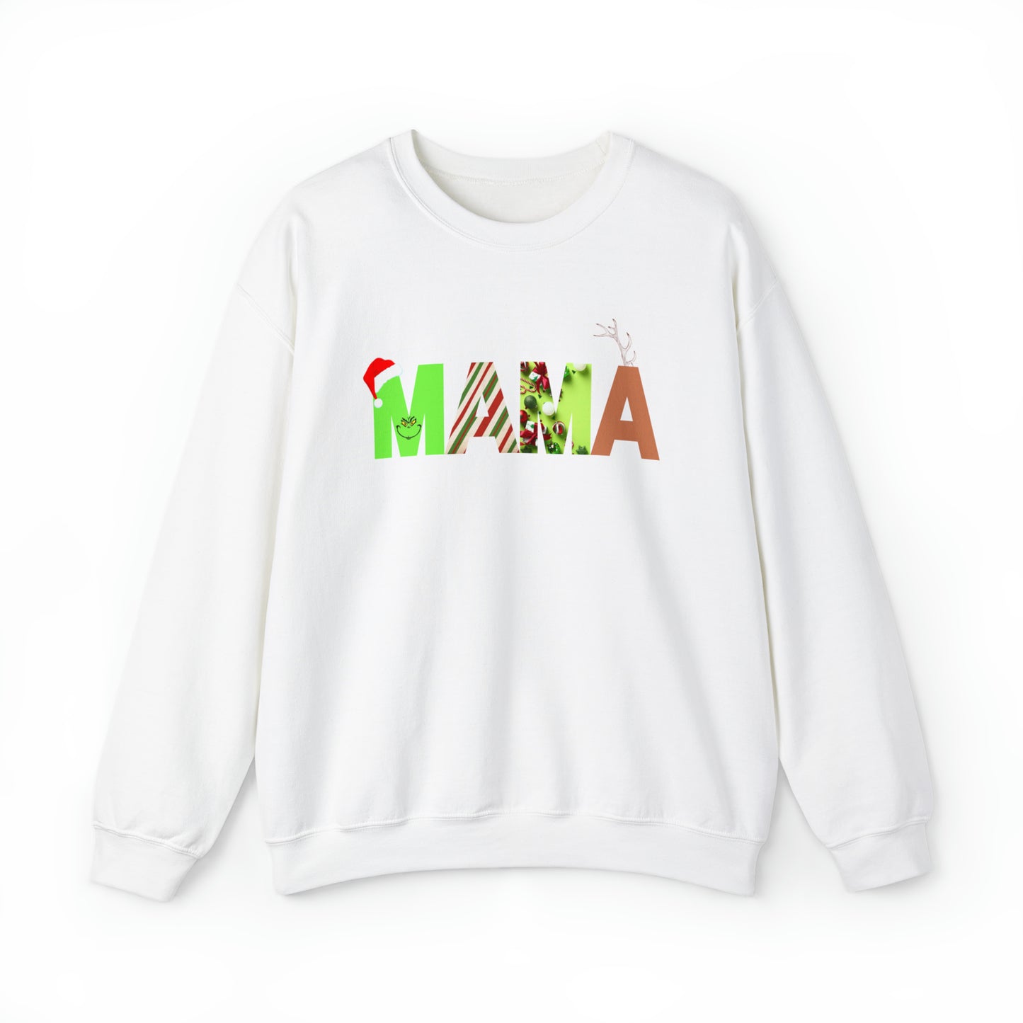 Mama Grinch Unisex Heavy Blend Crewneck Sweatshirt