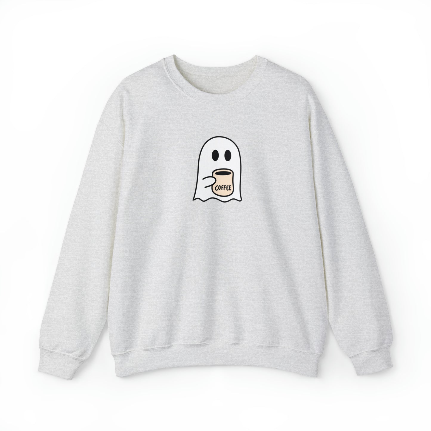 Ghost Coffee Unisex Heavy Blend Crewneck Sweatshirt