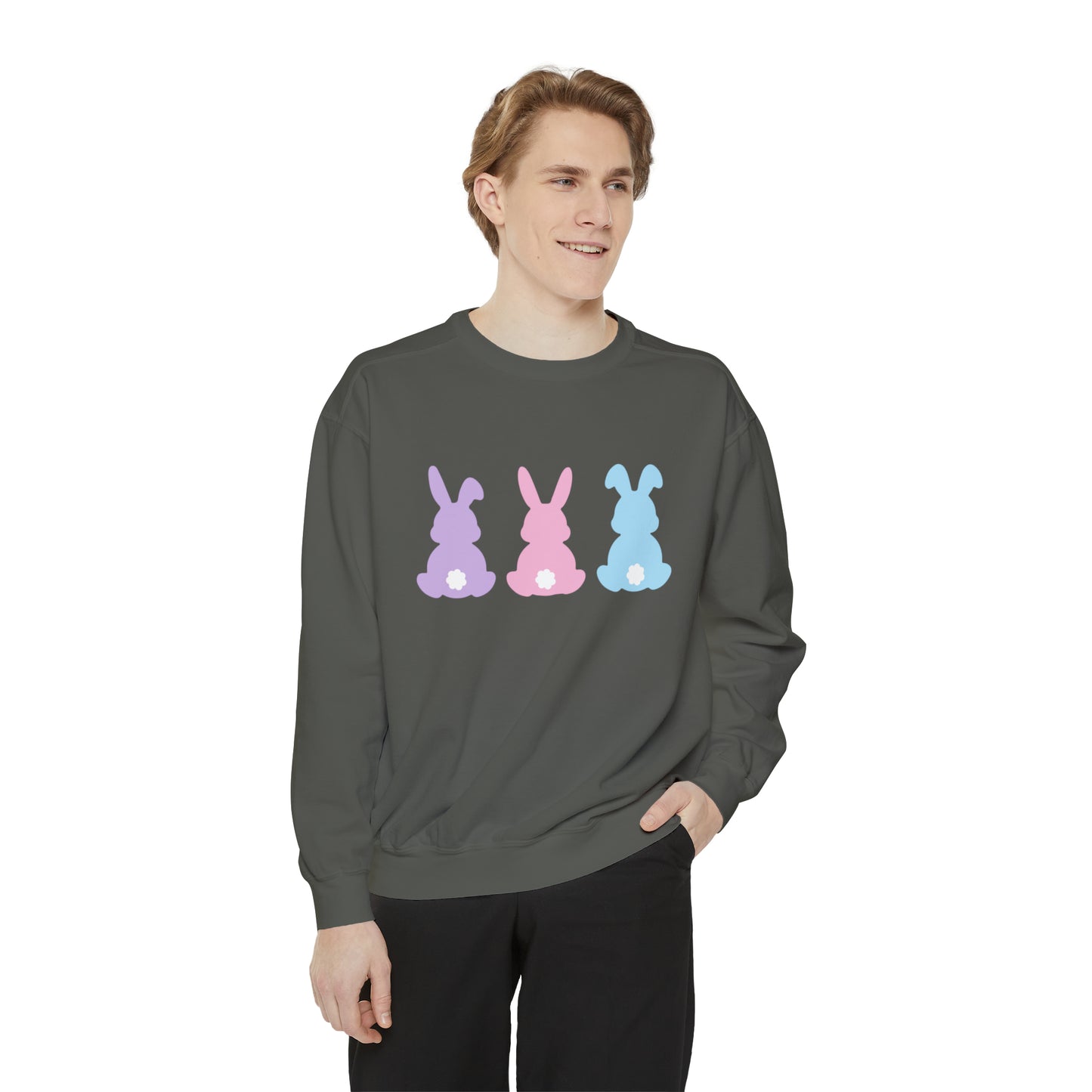Bunny Pastel Comfort Colors Unisex Sweatshirt