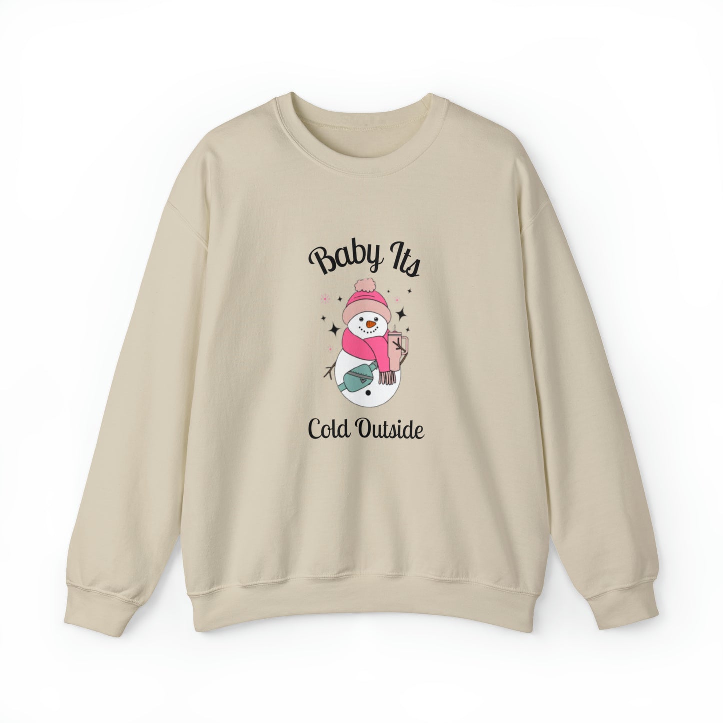 Baby Its Cold Outside Snowman Stanley Unisex Heavy Blend Crewneck Sweatshirt