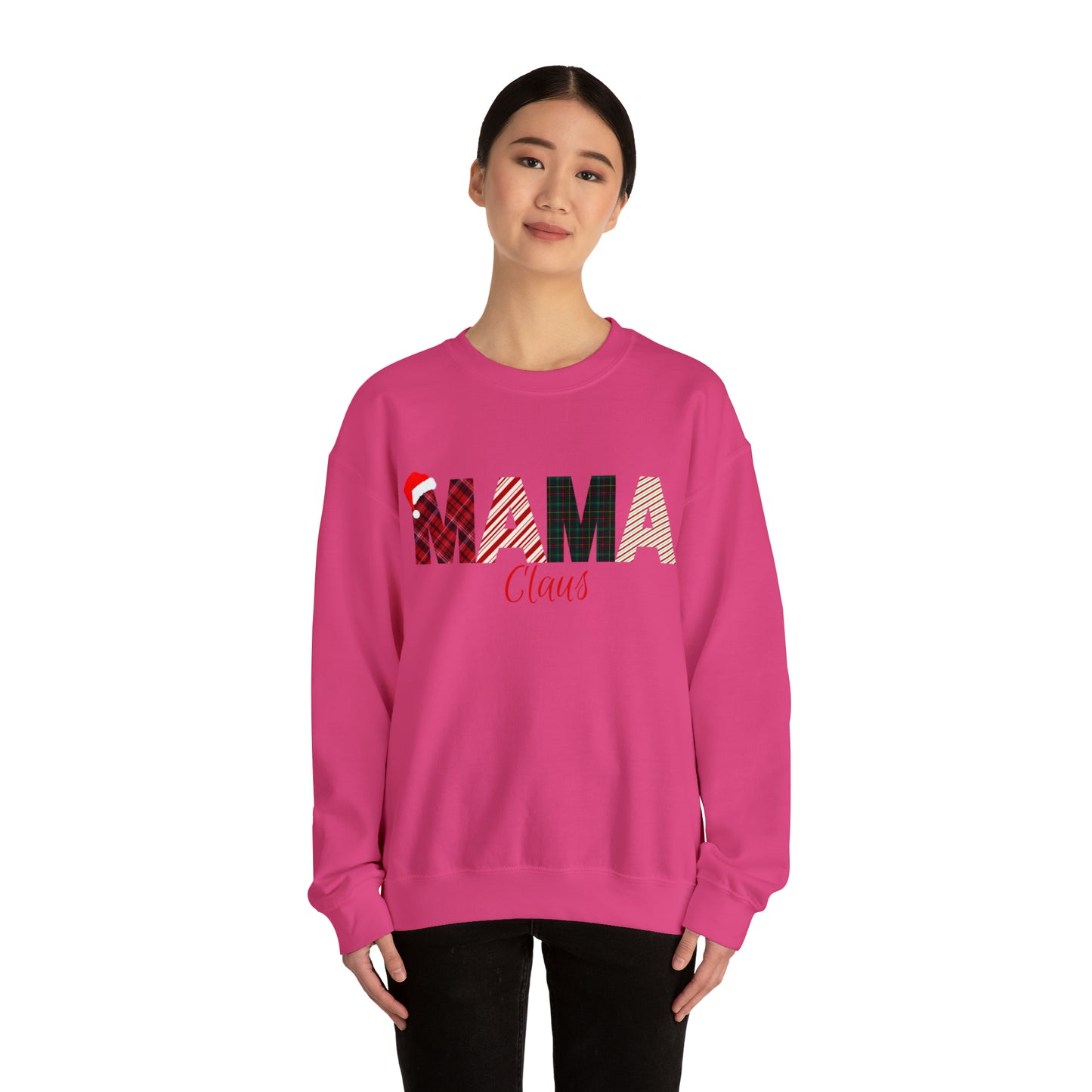 Mama Claus Unisex Heavy Blend Crewneck Sweatshirt