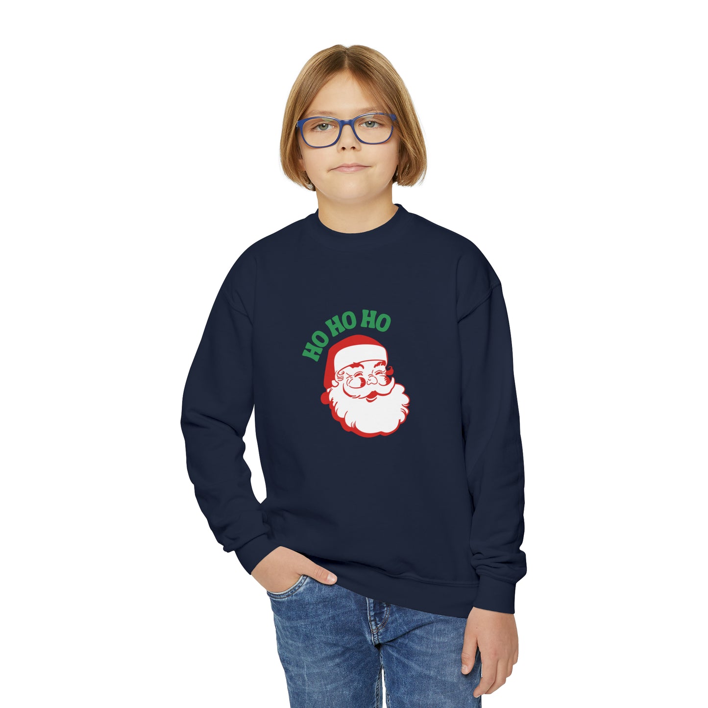 Santa Youth Crewneck Sweatshirt