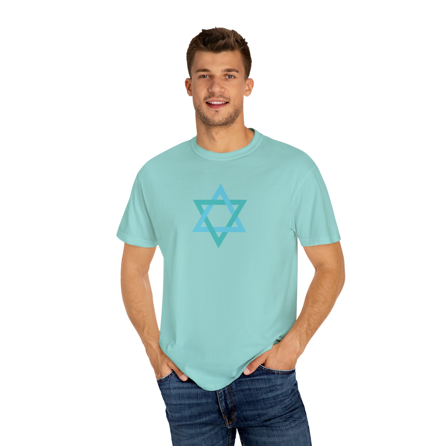 Jewish Star Unisex Garment-Dyed T-shirt