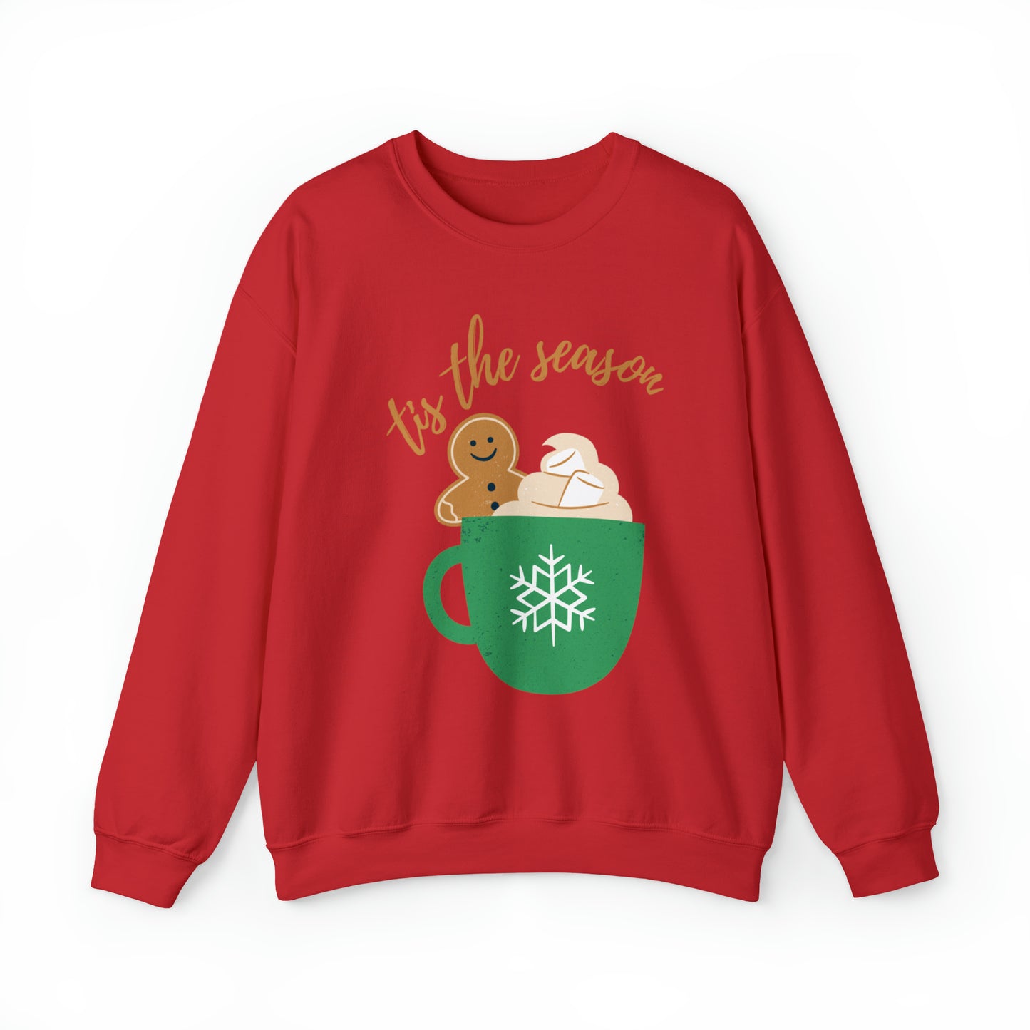 Tis The Season Latte Unisex Heavy Blend Crewneck Sweatshirt