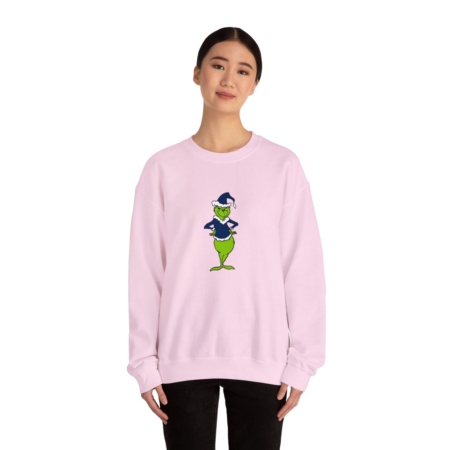 Grinch Dallas Cowboys Unisex Heavy Blend Crewneck Sweatshirt