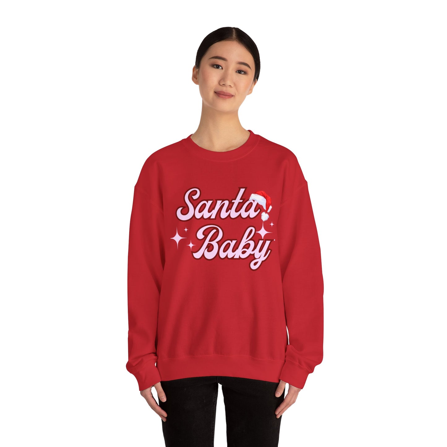 Santa Baby Unisex Heavy Blend Crewneck Sweatshirt