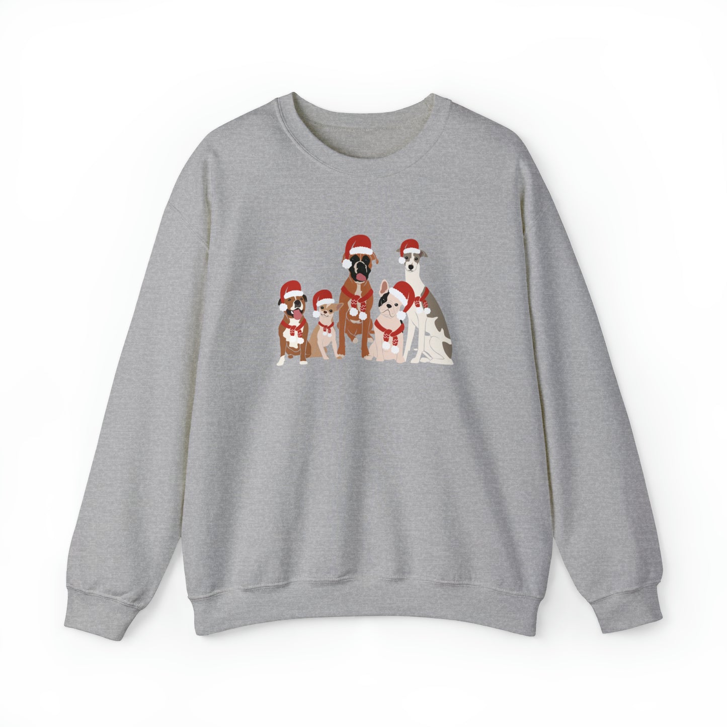 Santa Doggies Unisex Crewneck Sweatshirt