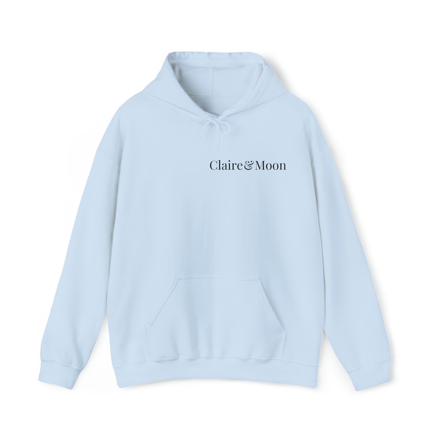 Claireandmoon Black Logo Unisex Heavy Blend™ Hooded Sweatshirt