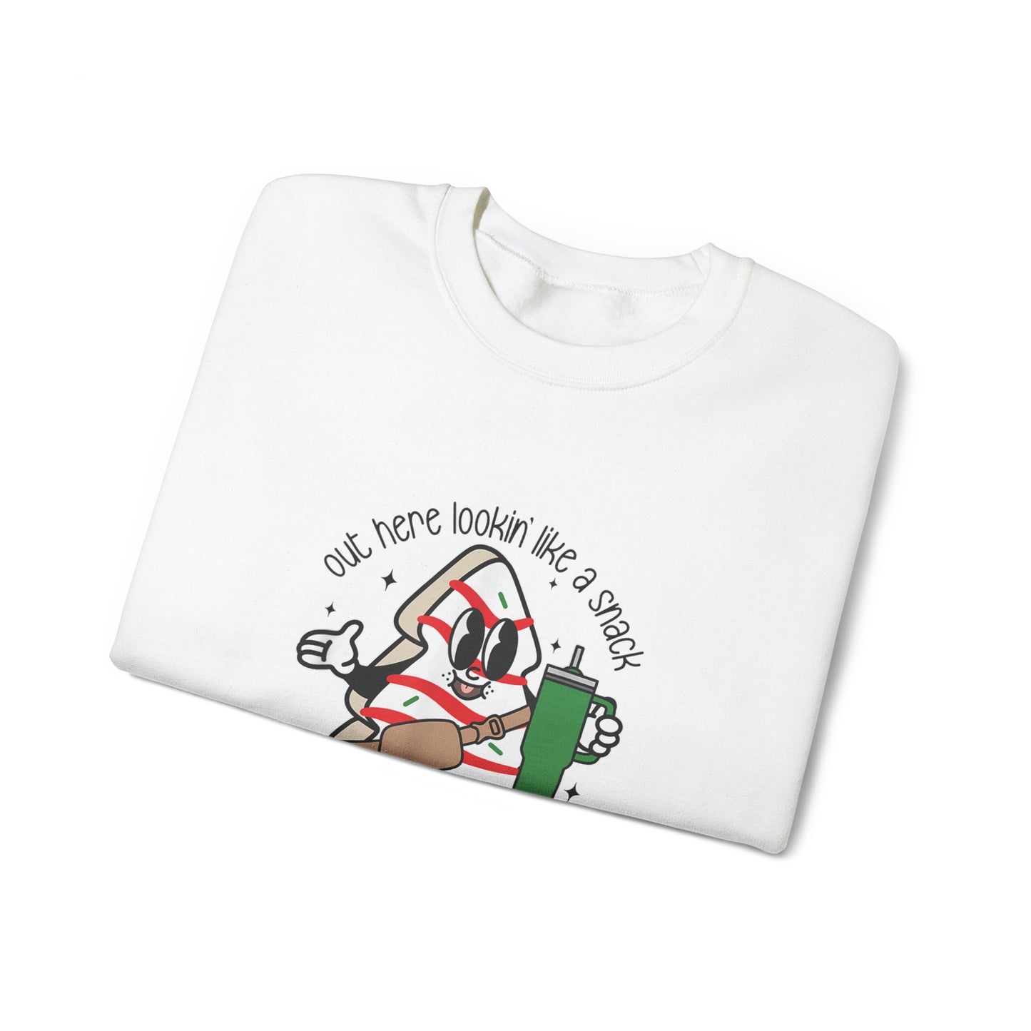 Out Here Looking Like A Snack Unisex Heavy Blend Crewneck Sweatshirt