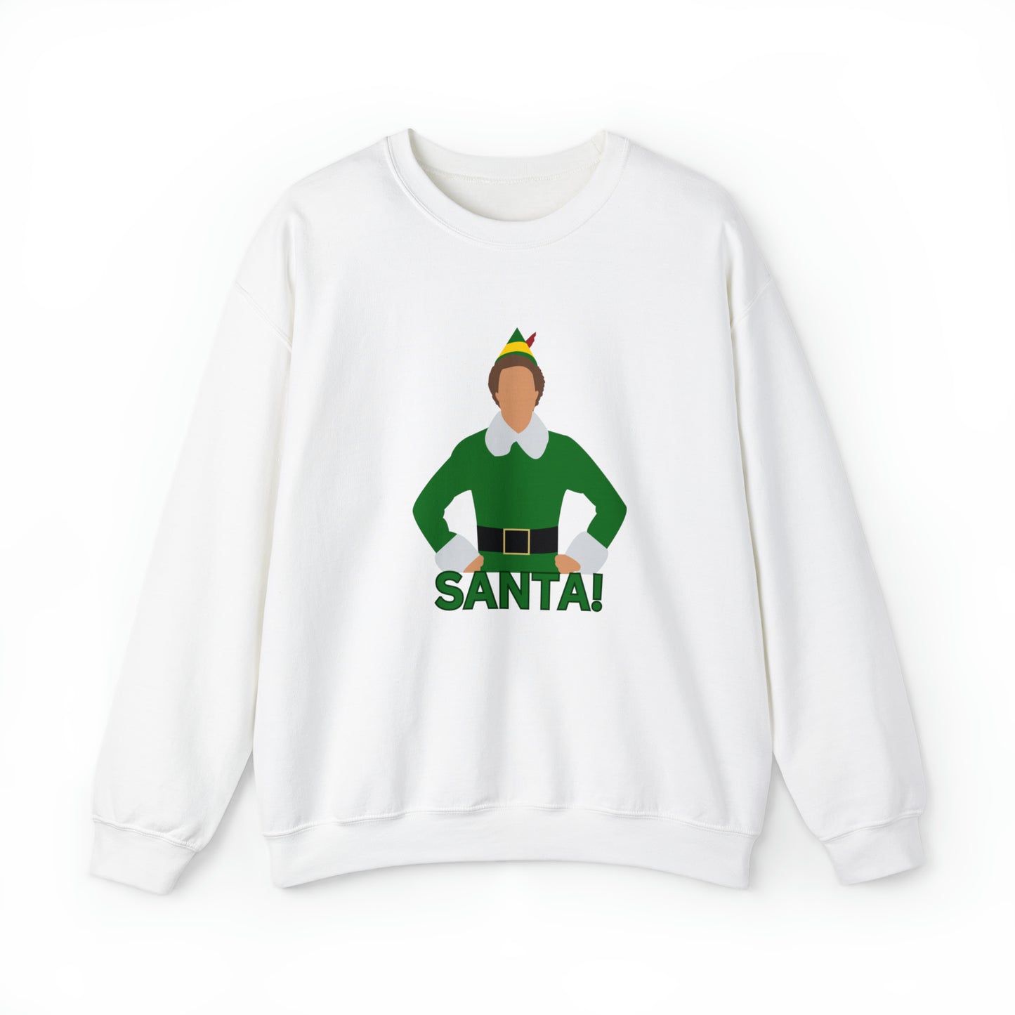 Santa Buddy Elf Unisex Heavy Blend Crewneck Sweatshirt