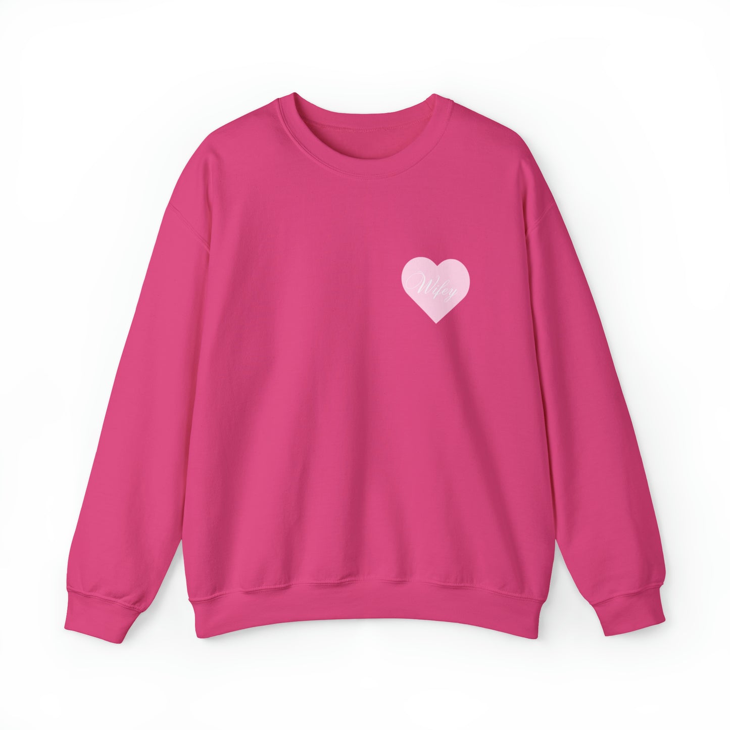 Wifey Heart Unisex Heavy Blend™ Crewneck Sweatshirt