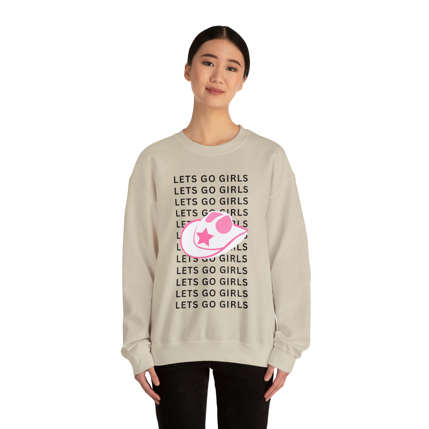 Let’s Go Girls Logo Unisex Heavy Blend™ Crewneck Sweatshirt
