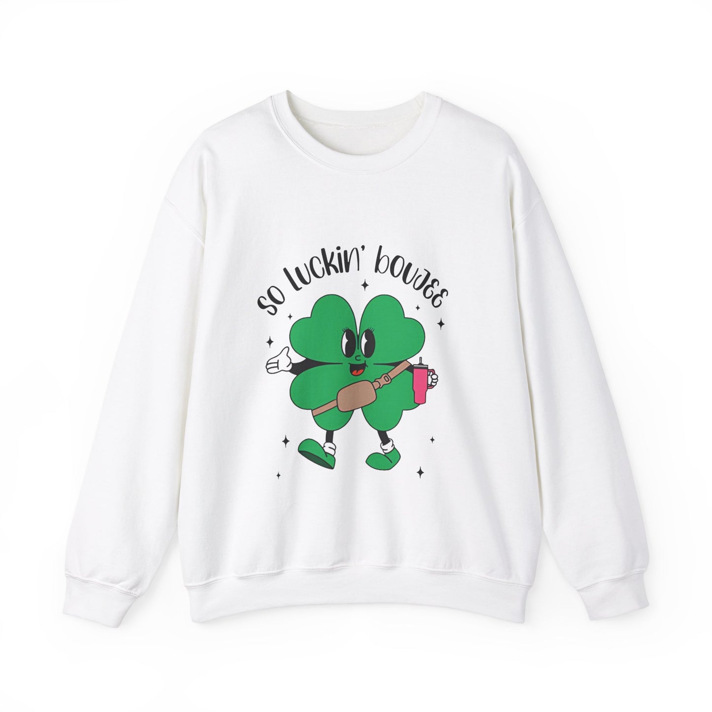 So luckin boujee  Unisex  Crewneck Sweatshirt