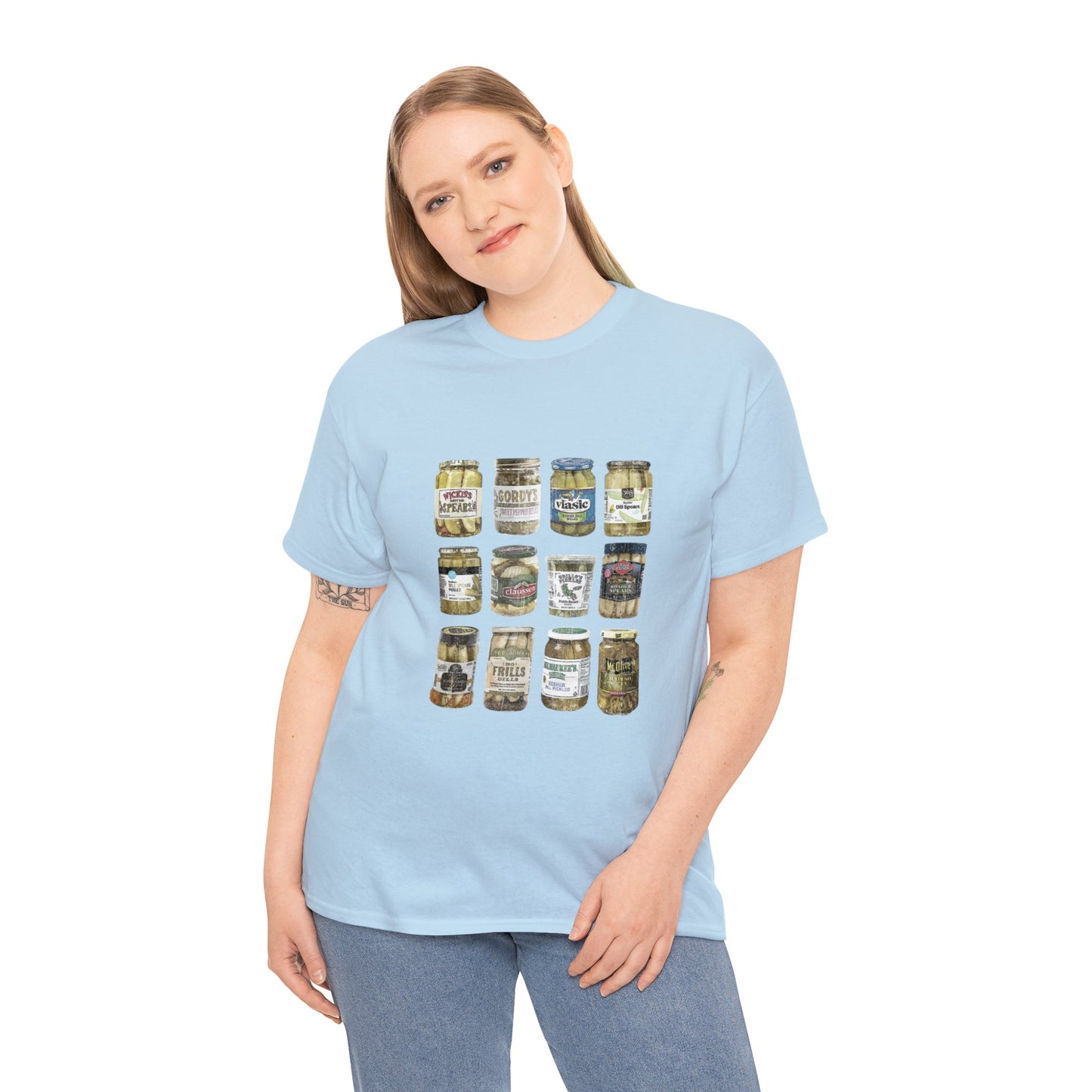 Pickle Jars Unisex Heavy  Cotton Tee