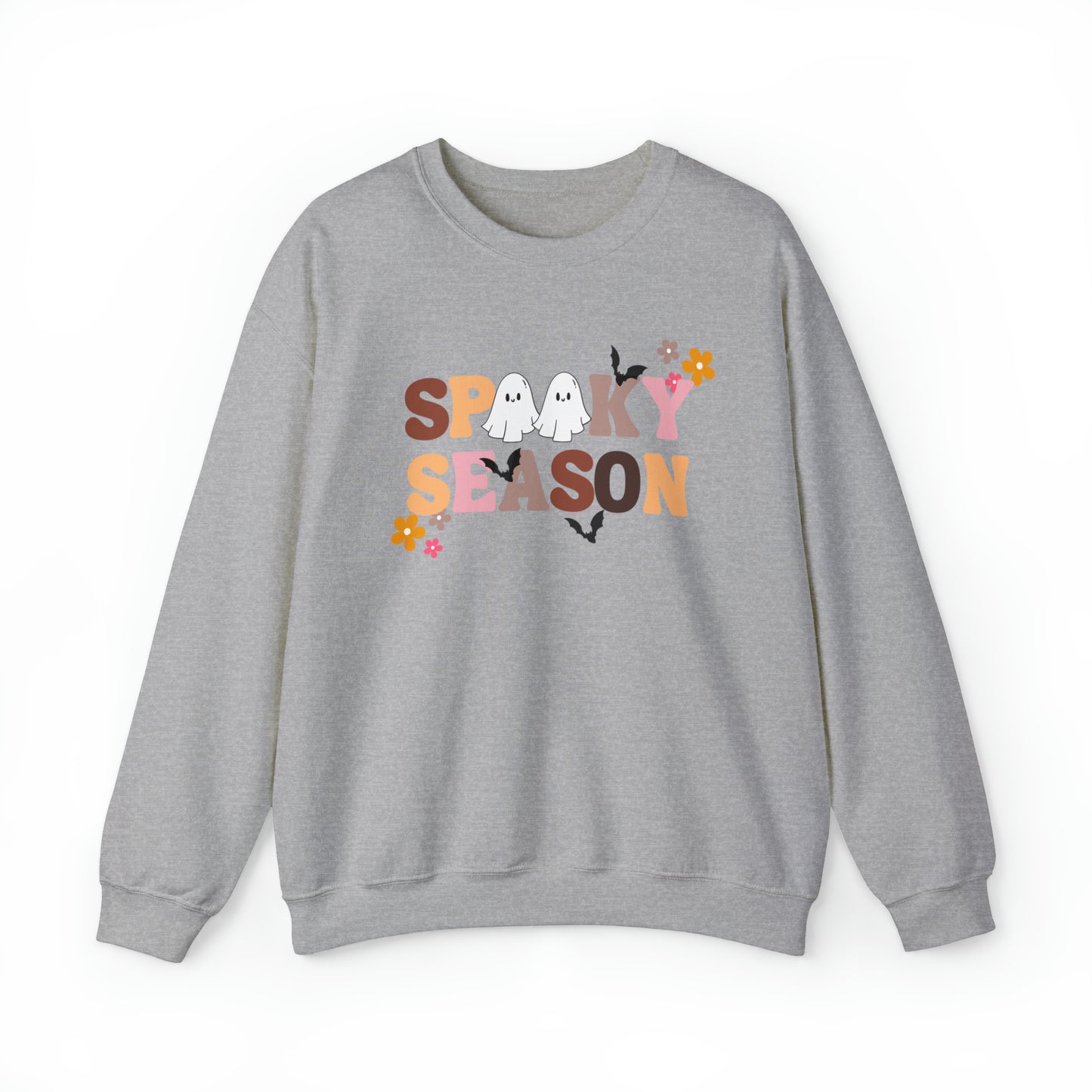 Spooky Season Ghosts Unisex Heavy Blend Crewneck Sweatshirt