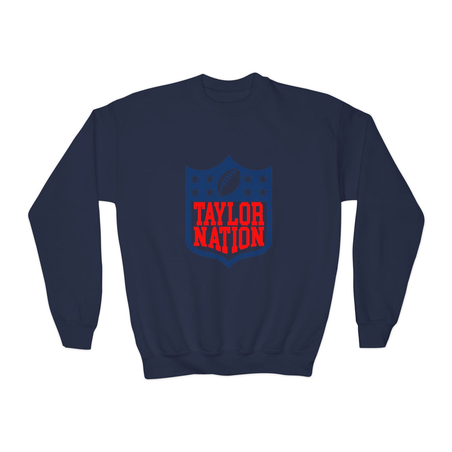 Taylor nation Youth Crewneck Sweatshirt